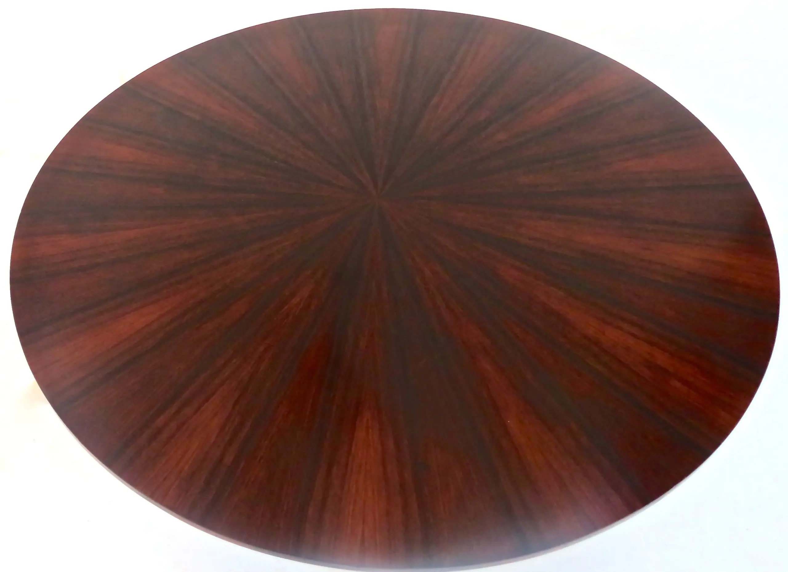Rare large round mahogany coffee table attr. Paolo Buffa,1940 — photo 5
