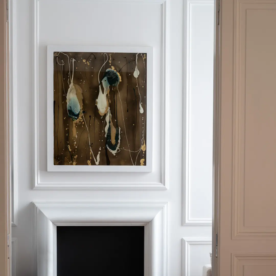 Lucio Fontana "Concetto Spaziale" Oil and Mixed-Media on Glass, 1953 — image 2
