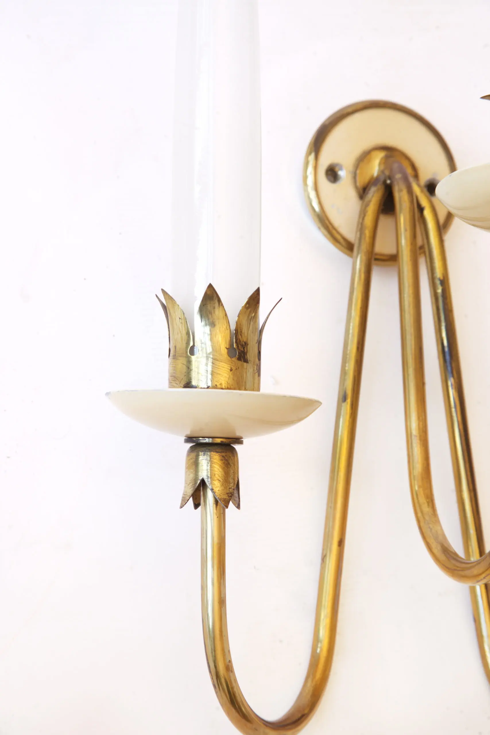 Rare Set of Three Angelo Lelli Wall Lights,1950 — photo 4