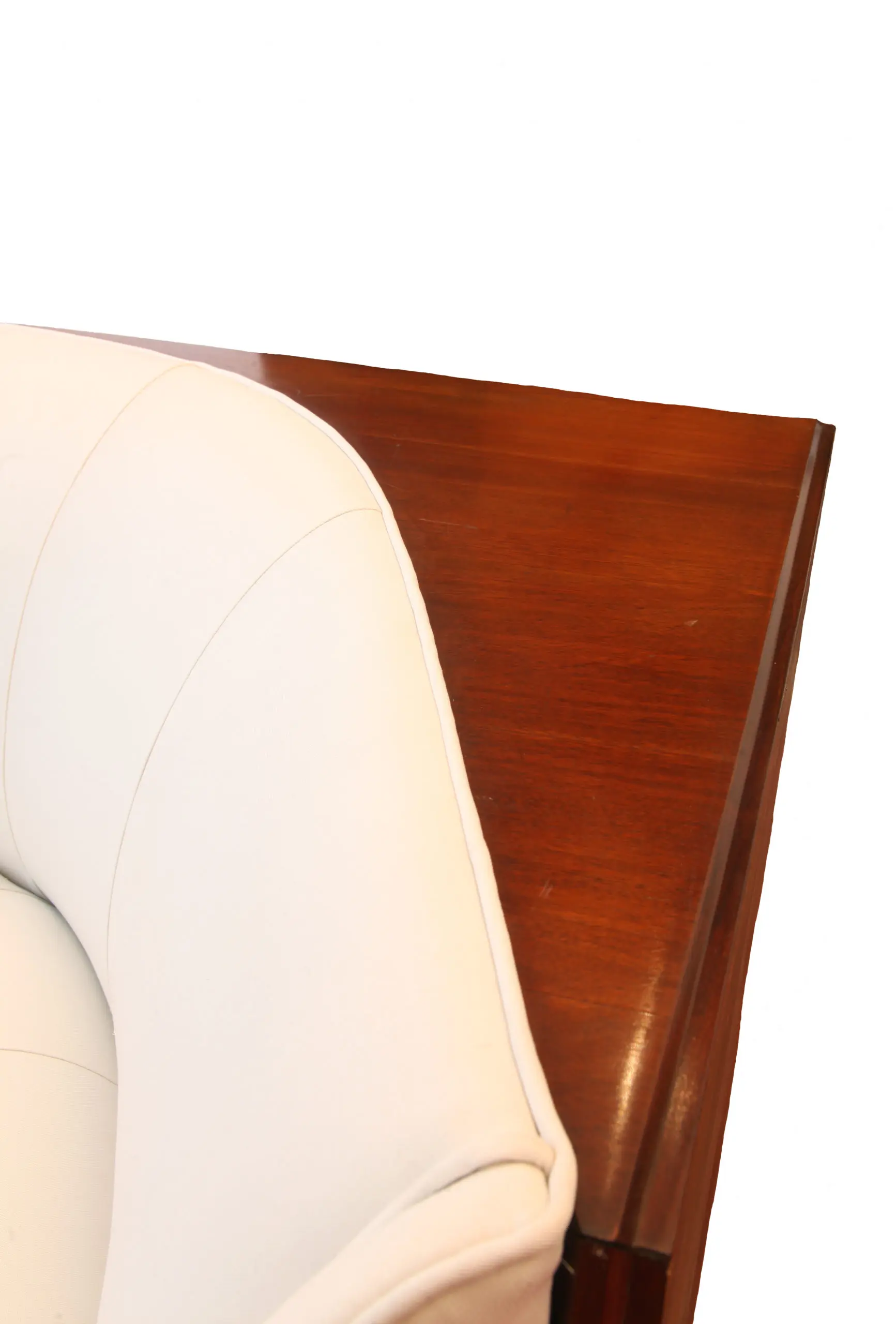 Important Italian Wall Unit, Large Curved Sofa and Shelfs by Dassi, 1950 — photo 11