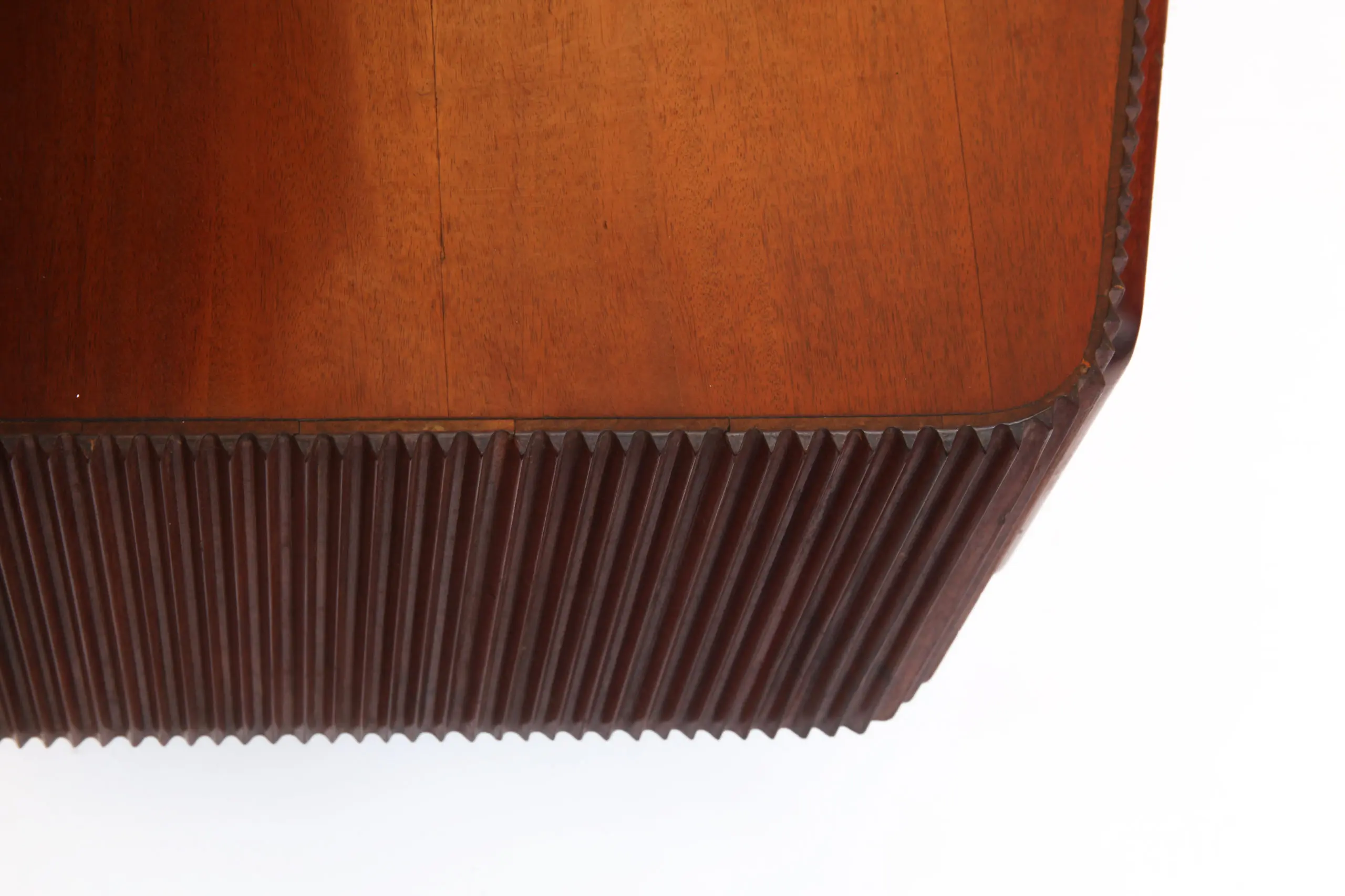 Important Italian Wall Unit, Large Curved Sofa and Shelfs by Dassi, 1950 — photo 17