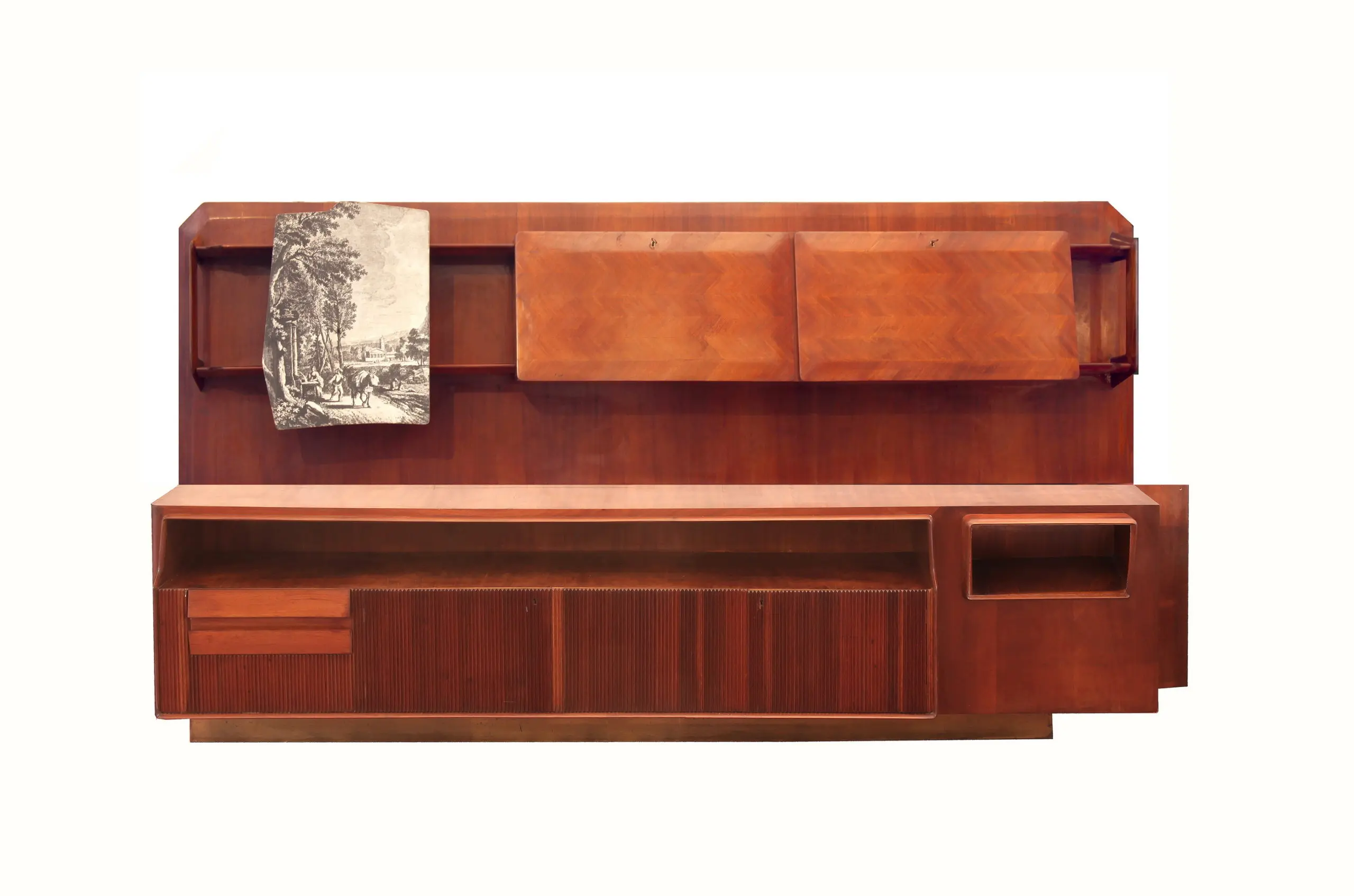 Large Dassi Wall Unit cabinet , 1950 — photo 18