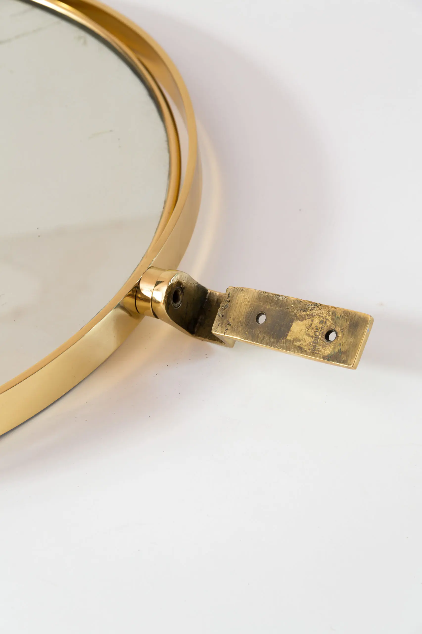 GIO PONTI vanity mirror "Fontana Arte" on white Carrara marble block,1955 — photo 8
