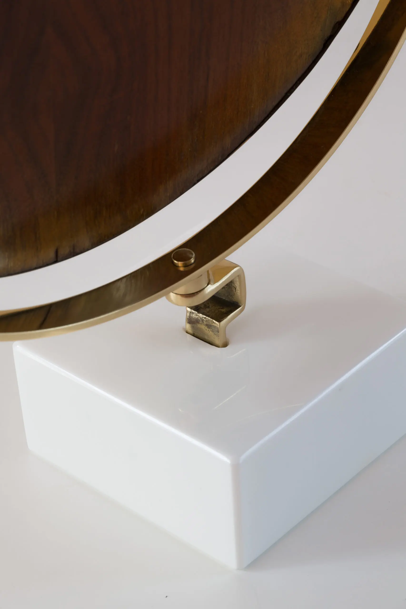 GIO PONTI vanity mirror "Fontana Arte" on white Carrara marble block,1955 — photo 6
