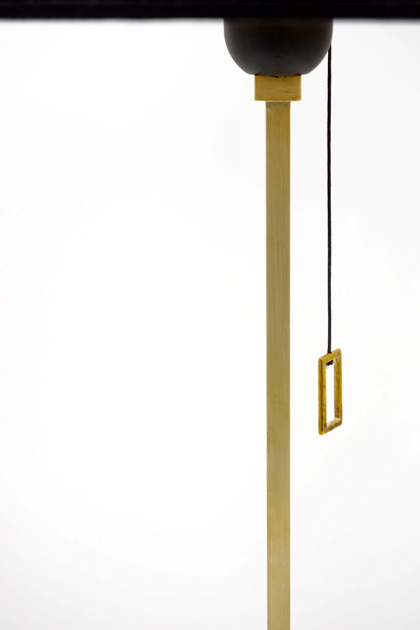 "Masterpieces of light" brass table lamp with Van Vianen copper sculpture XVII° — photo 9