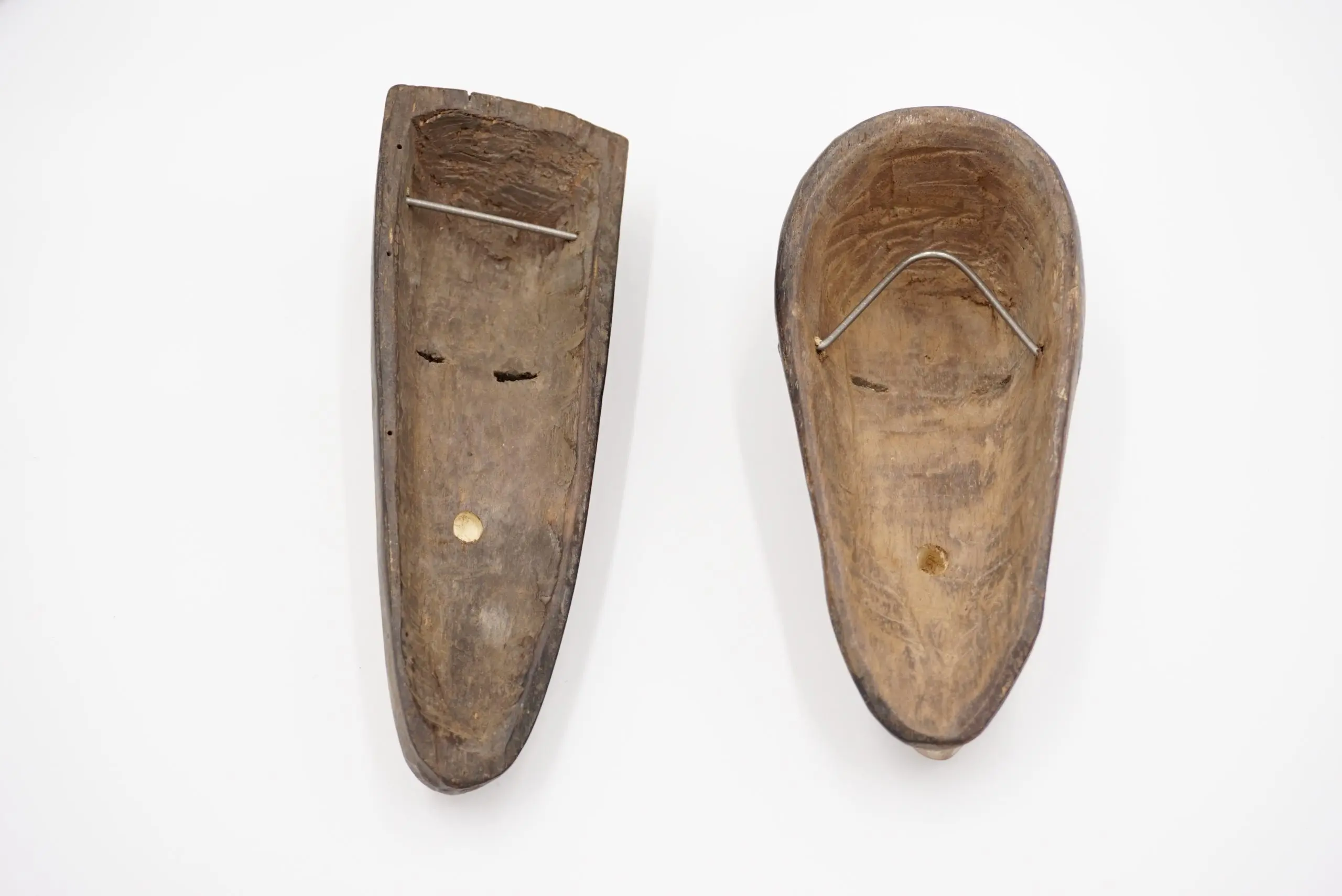 "Masterpieces of Light" pair of cubist table lamps with Fang Ngil masks, 1910 — photo 13