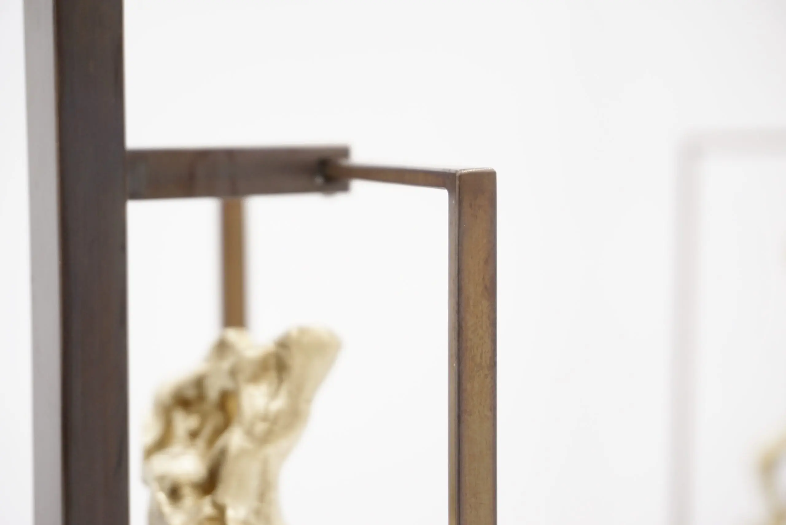 Pair of LUCIO FONTANA sculptures bronze female figures table lamps, 1950-2021 — photo 8