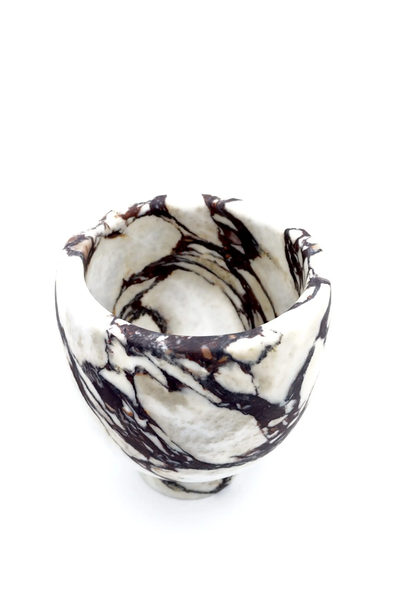 sculptural breccia medicea marble "Pandora" vase by Lorenzo Ciompi, 2021 — photo 13