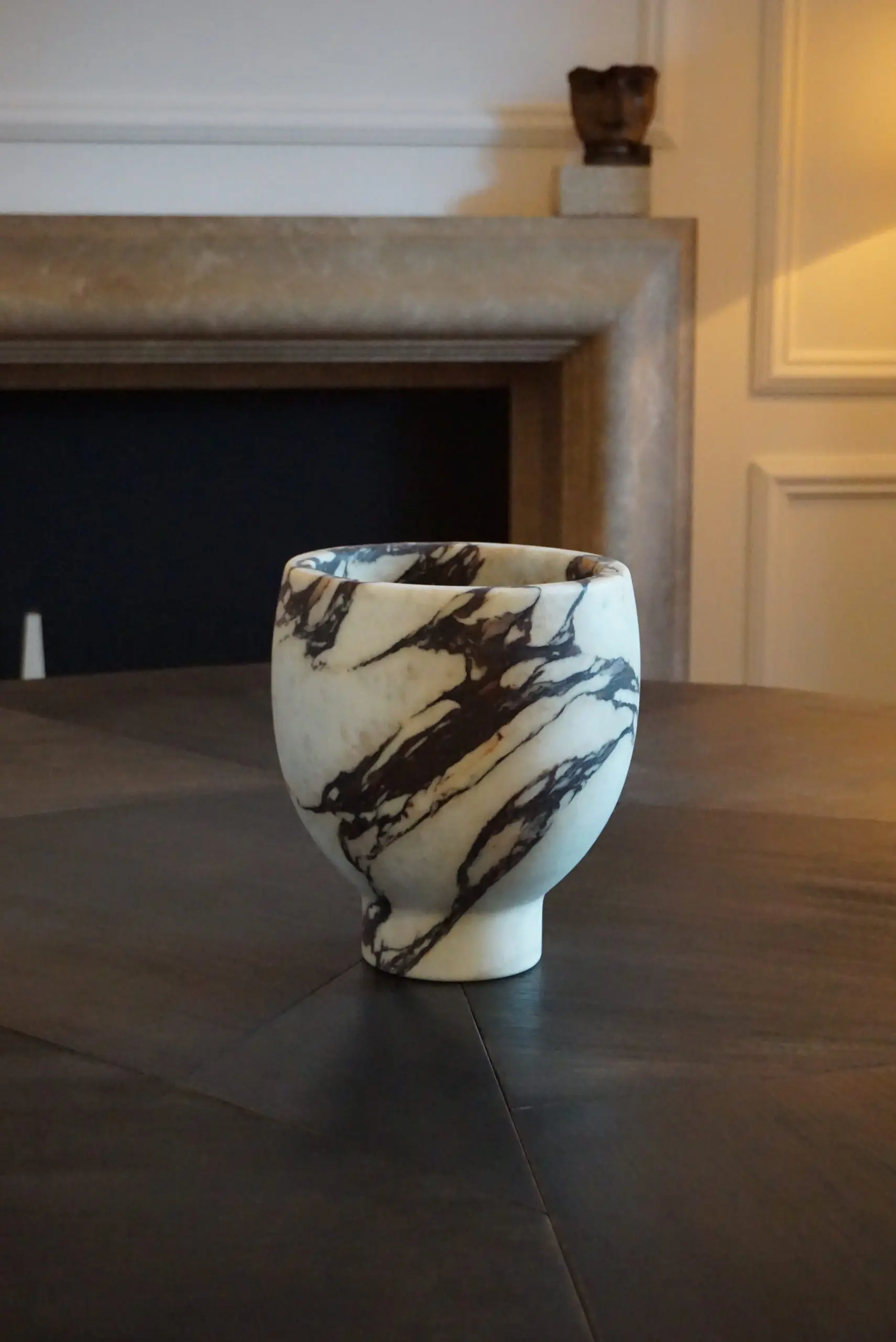 sculptural breccia medicea marble "Pandora" vase by Lorenzo Ciompi, 2021 — photo 20