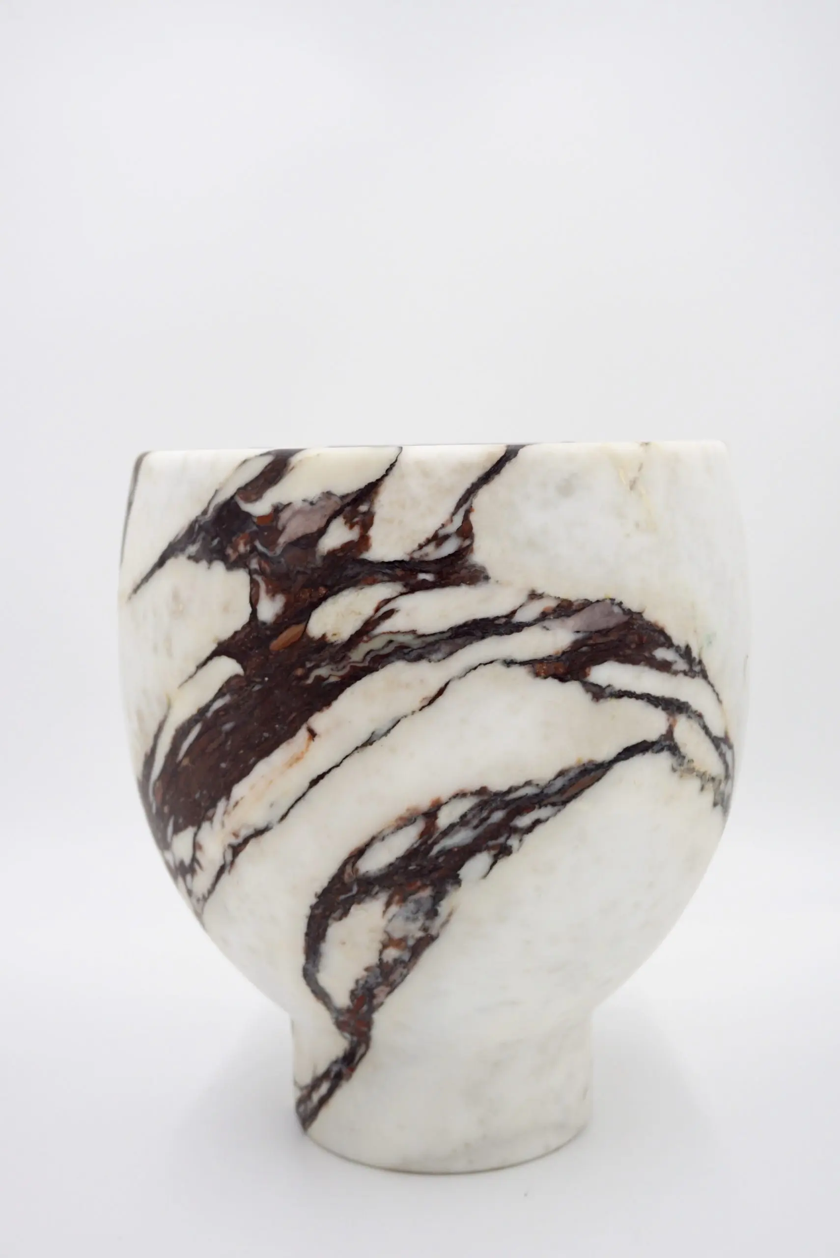 sculptural breccia medicea marble "Pandora" vase by Lorenzo Ciompi, 2021 — image 3