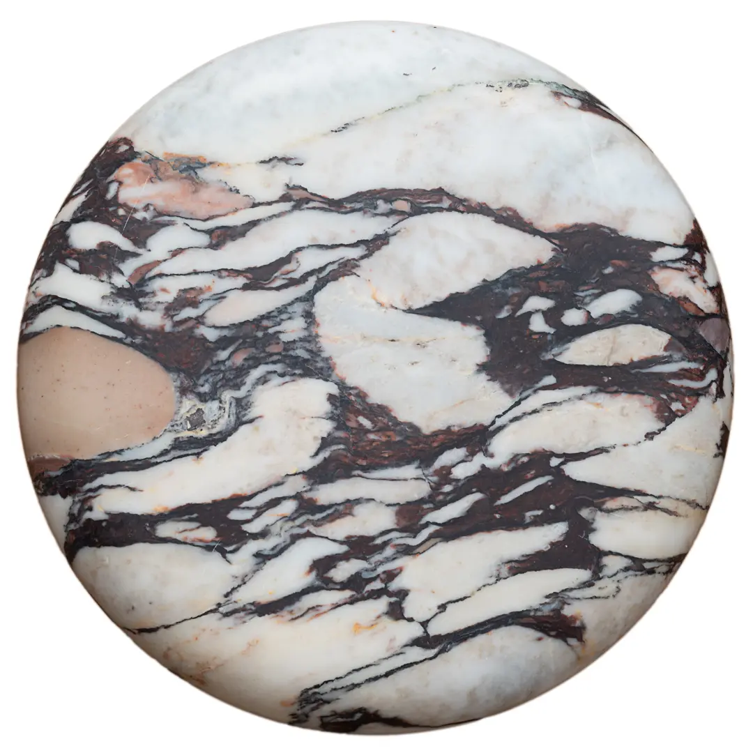 Sculptural breccia medicea marble stool "Throne of Dioniso" by Lorenzo Ciompi — photo 5