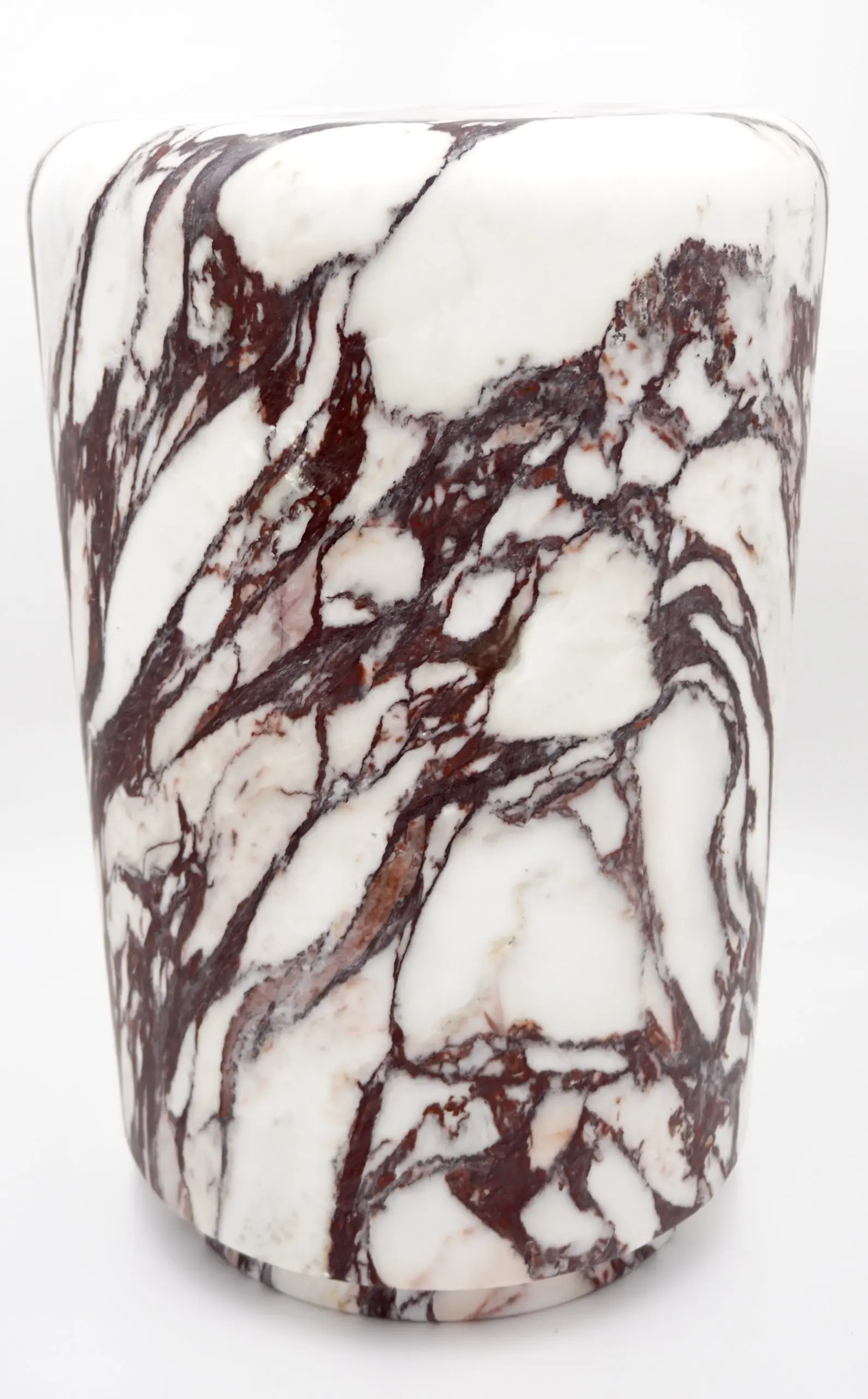 Sculptural breccia medicea marble stool "Throne of Dioniso" by Lorenzo Ciompi — image 2