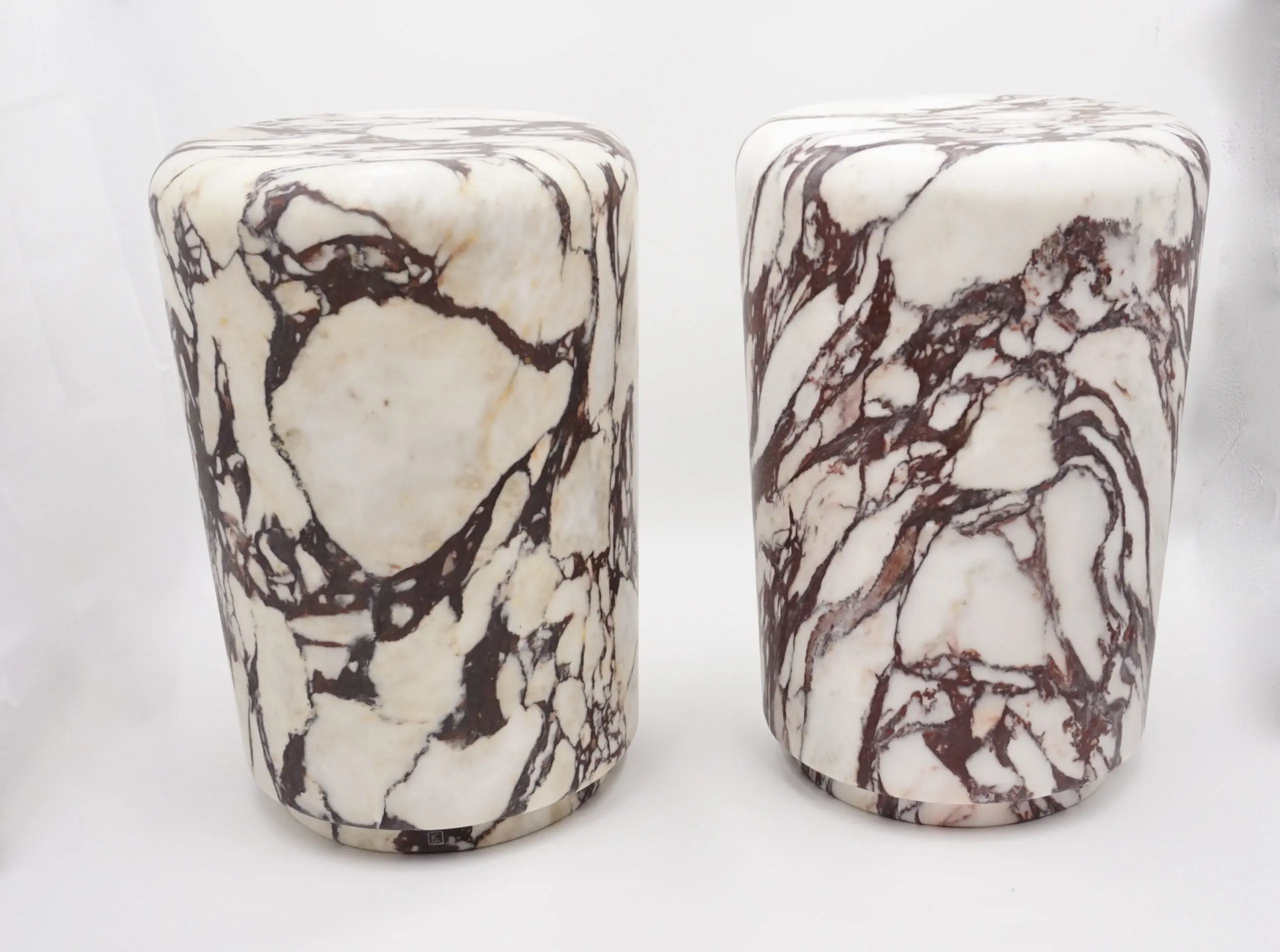 Sculptural breccia medicea marble stool "Throne of Dioniso" by Lorenzo Ciompi — photo 12
