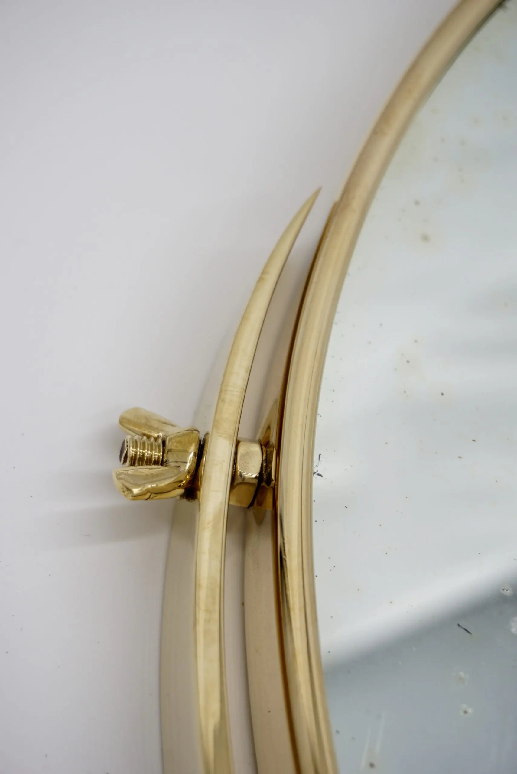 Gio Ponti Vanity Mirror "Fontana Arte" on Black Marquinha Marble Block, 1955 — photo 15