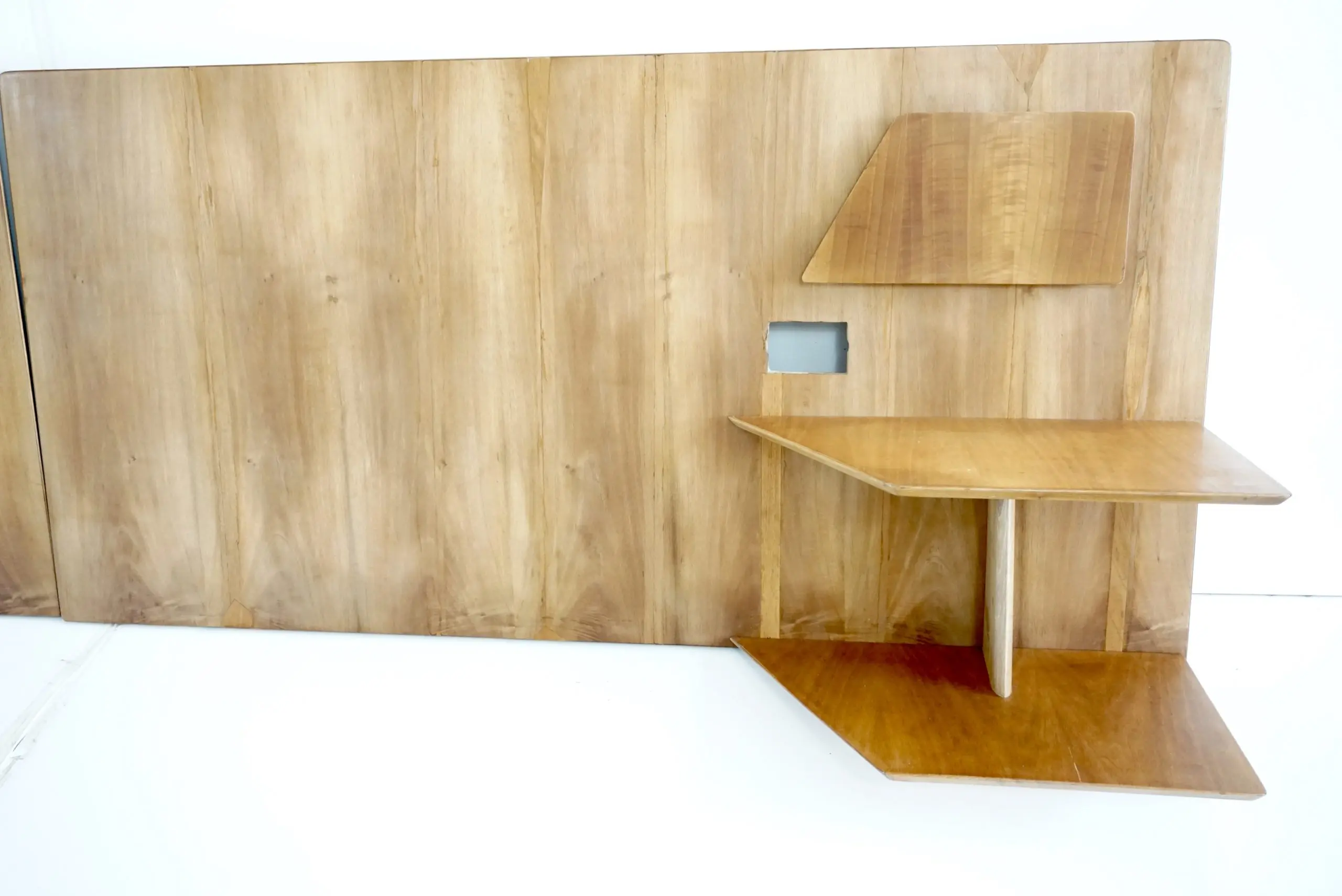 Gio Ponti, Pair of Fine Cherrywood Headboards from Hotel Royal Naples, 1955 — photo 6