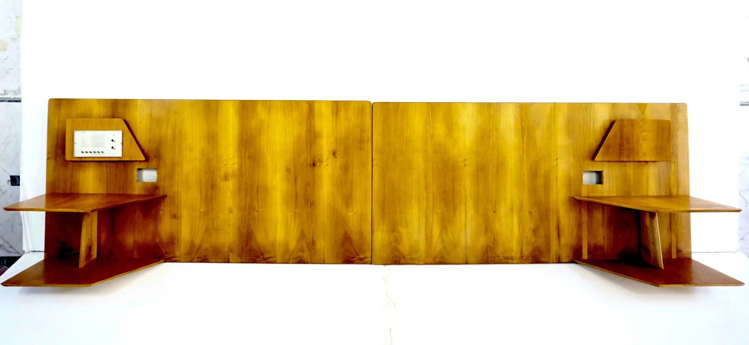 Gio Ponti, Pair of Fine Cherrywood Headboards from Hotel Royal Naples, 1955 — photo 21