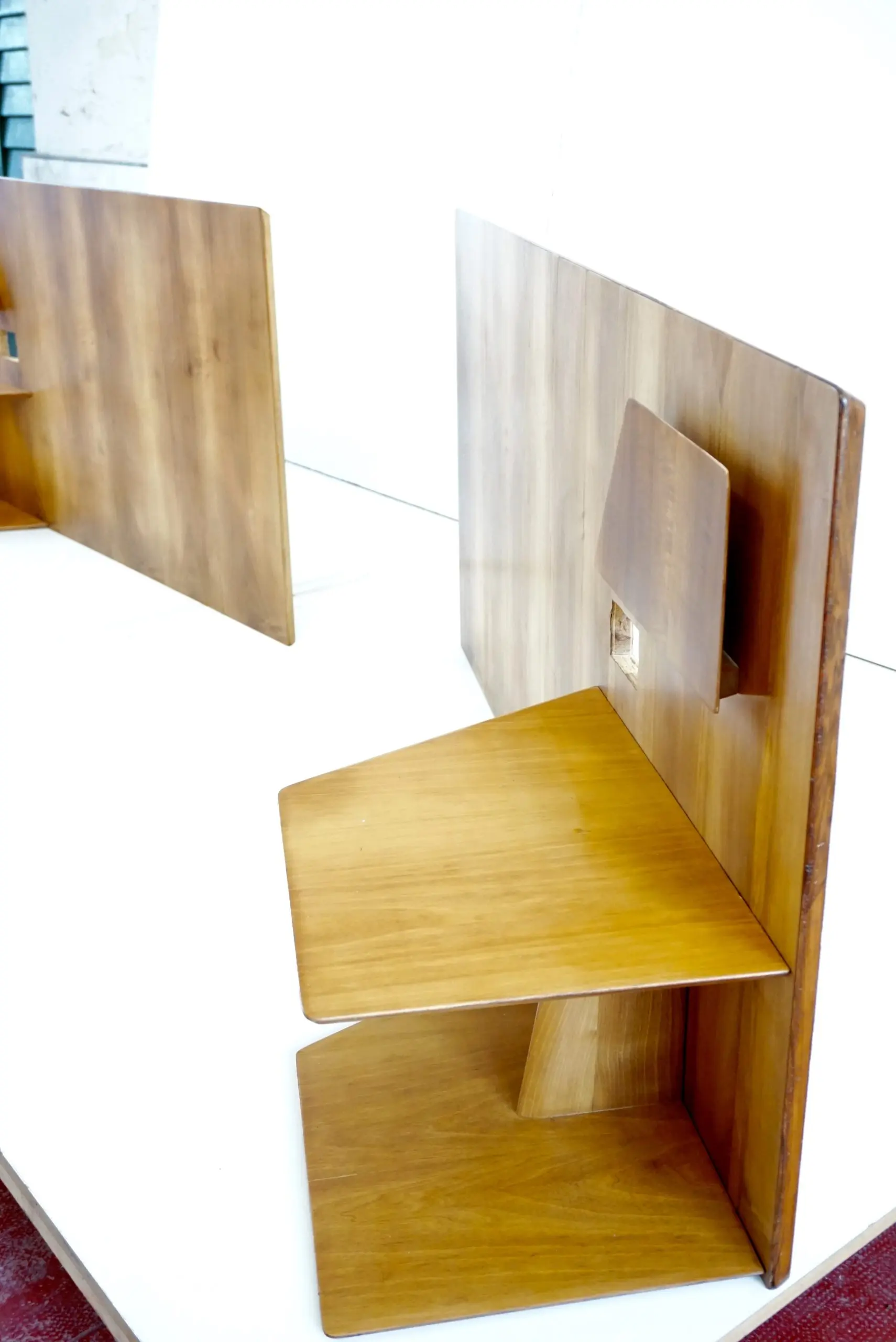 Gio Ponti, Pair of Fine Cherrywood Headboards from Hotel Royal Naples, 1955 — photo 30