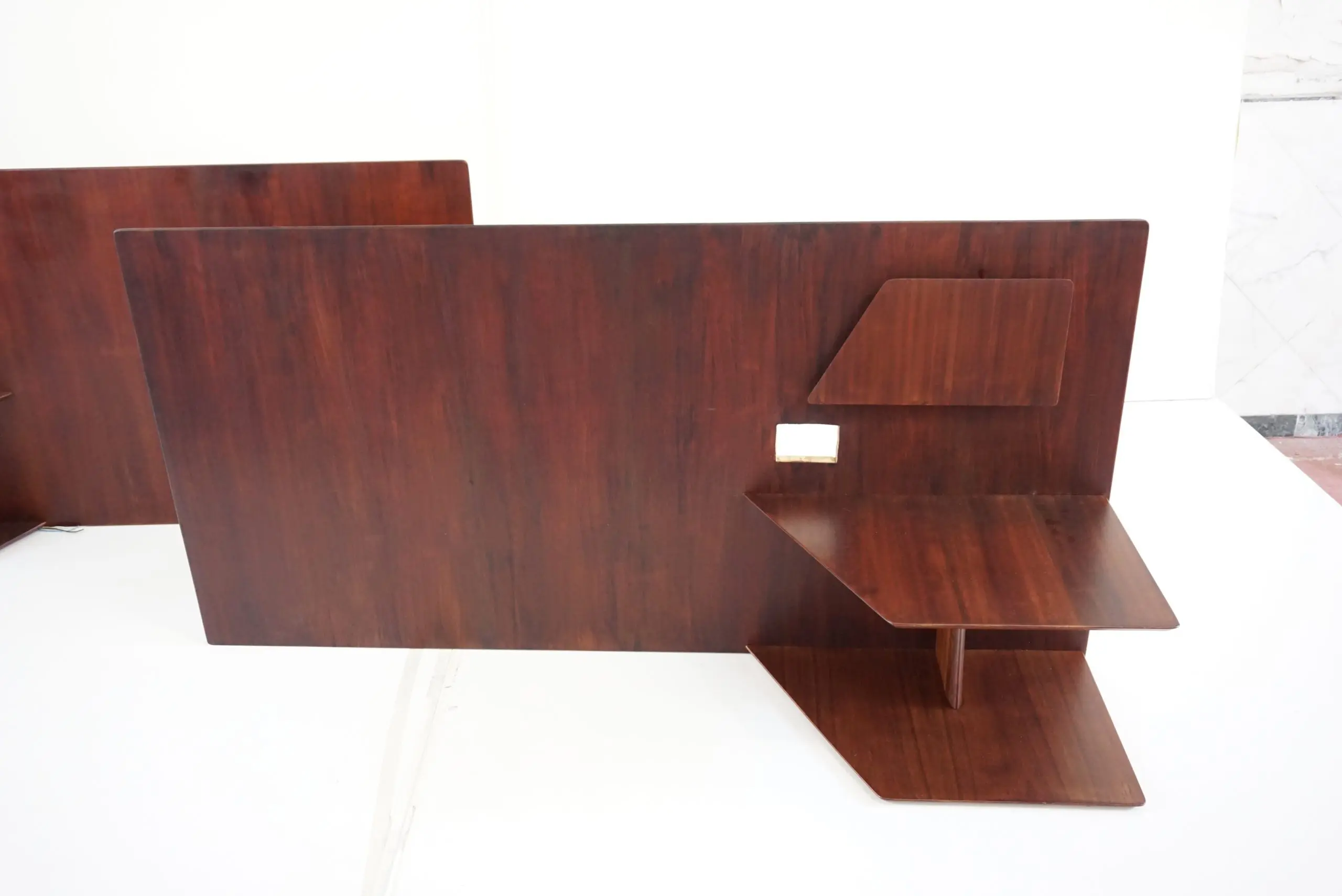Gio Ponti, Pair of  walnut  Headboards from Hotel Royal Naples, 1955 — photo 22
