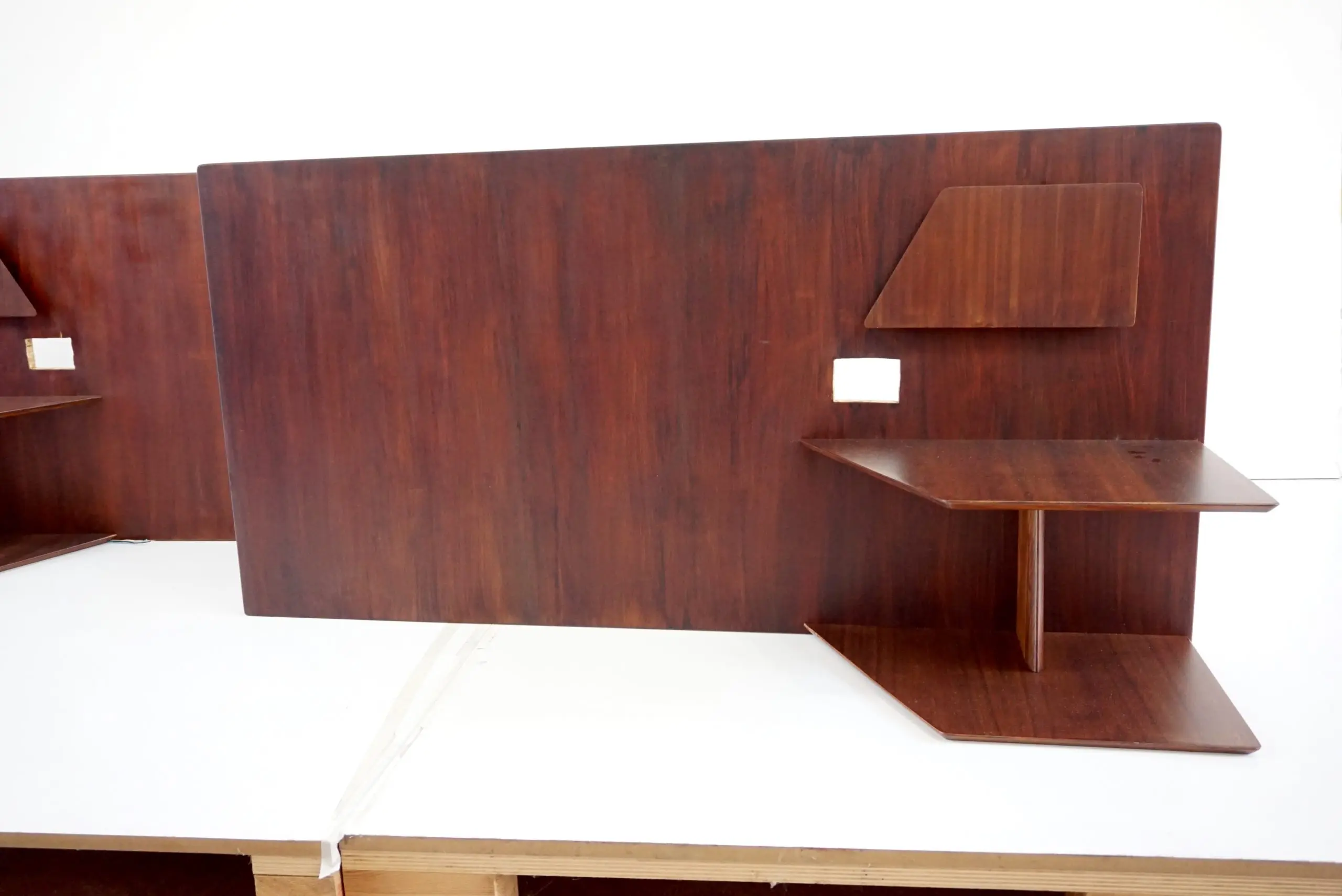 Gio Ponti, Pair of  walnut  Headboards from Hotel Royal Naples, 1955 — photo 21