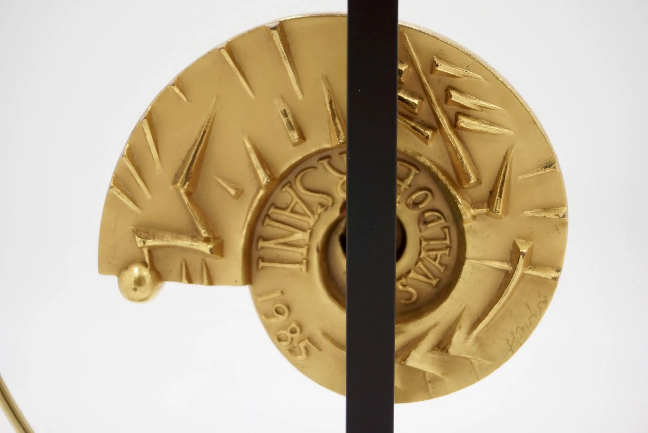 Arnaldo Pomodoro Bronze Sculpture for Borsani,Fixed on a Table Lamp,1985-2021 — photo 9