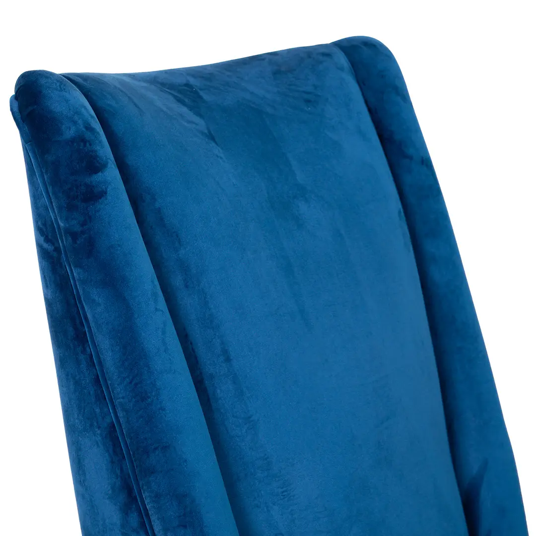 pair of blu velvet Gio Ponti bergere wingback armchairs by ISA, 1950 — photo 12
