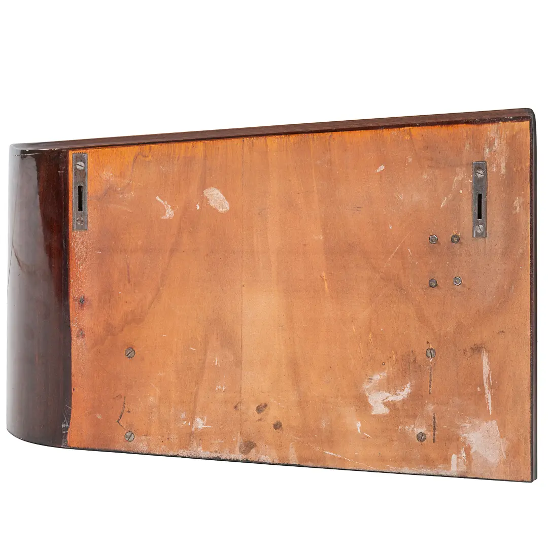pair of unique rosewood hanging Cavatorta bedside tables, adjustable shelfs 1950 — photo 25
