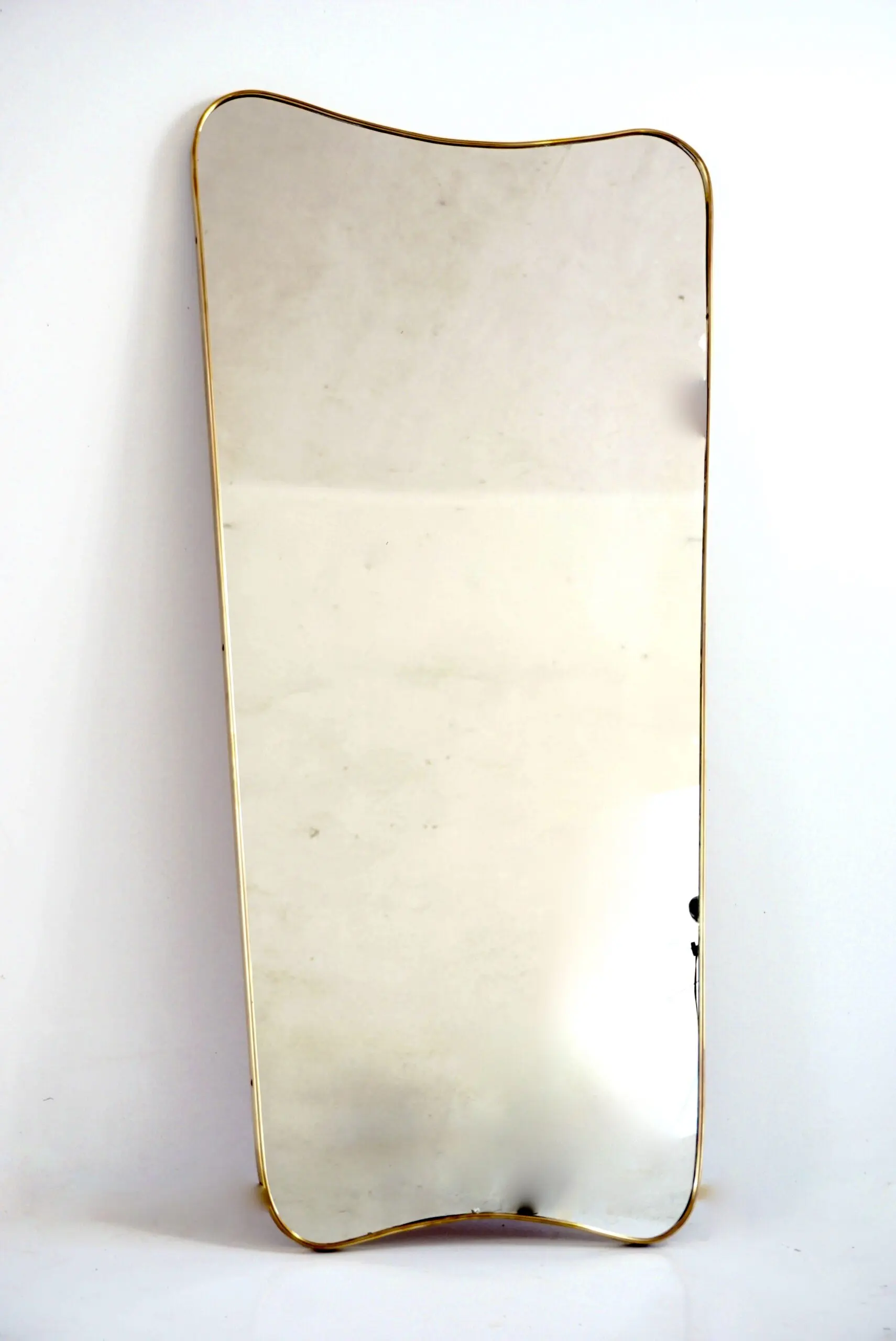 large Gio Ponti wall mirror from Hotel Bristol Merano by Fontana Arte , 1950 — image 2