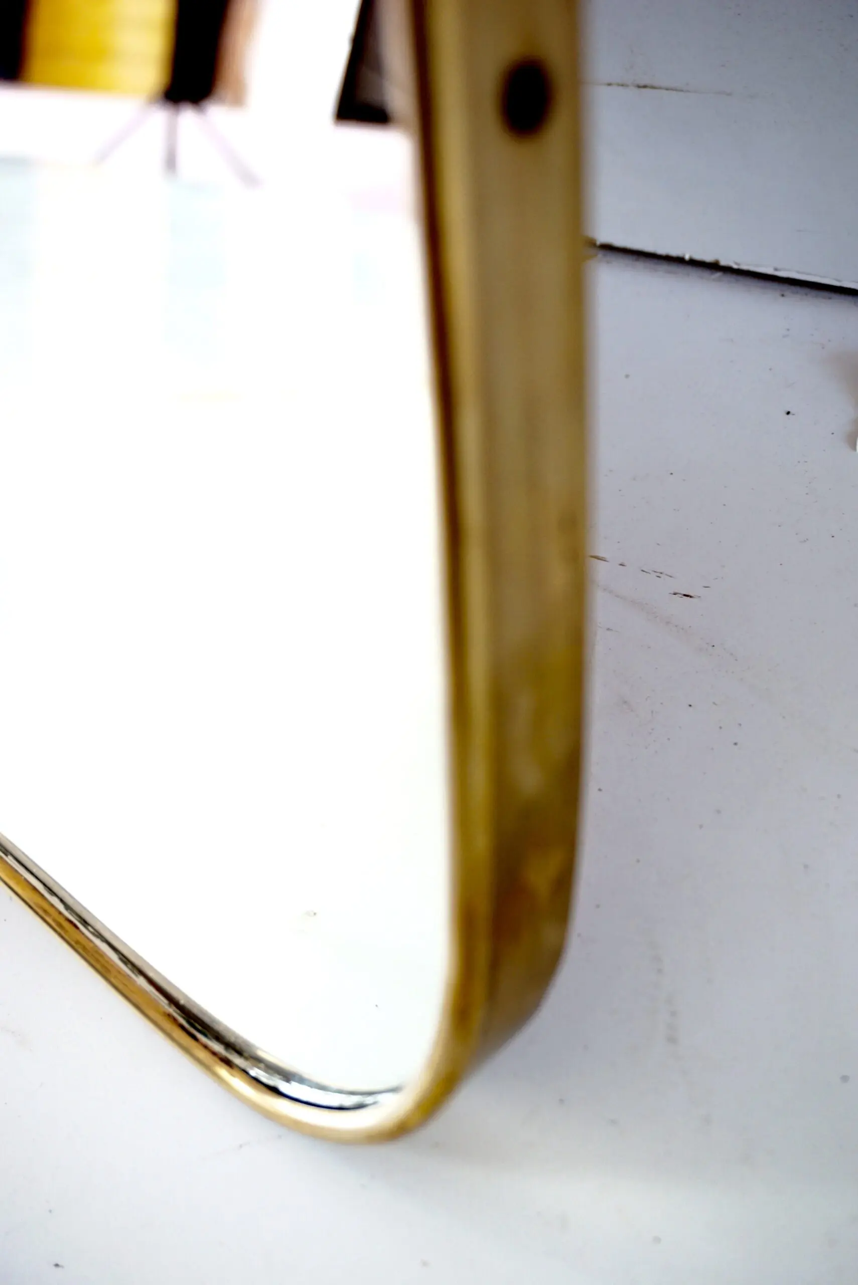 large Gio Ponti wall mirror from Hotel Bristol Merano by Fontana Arte , 1950 — photo 11