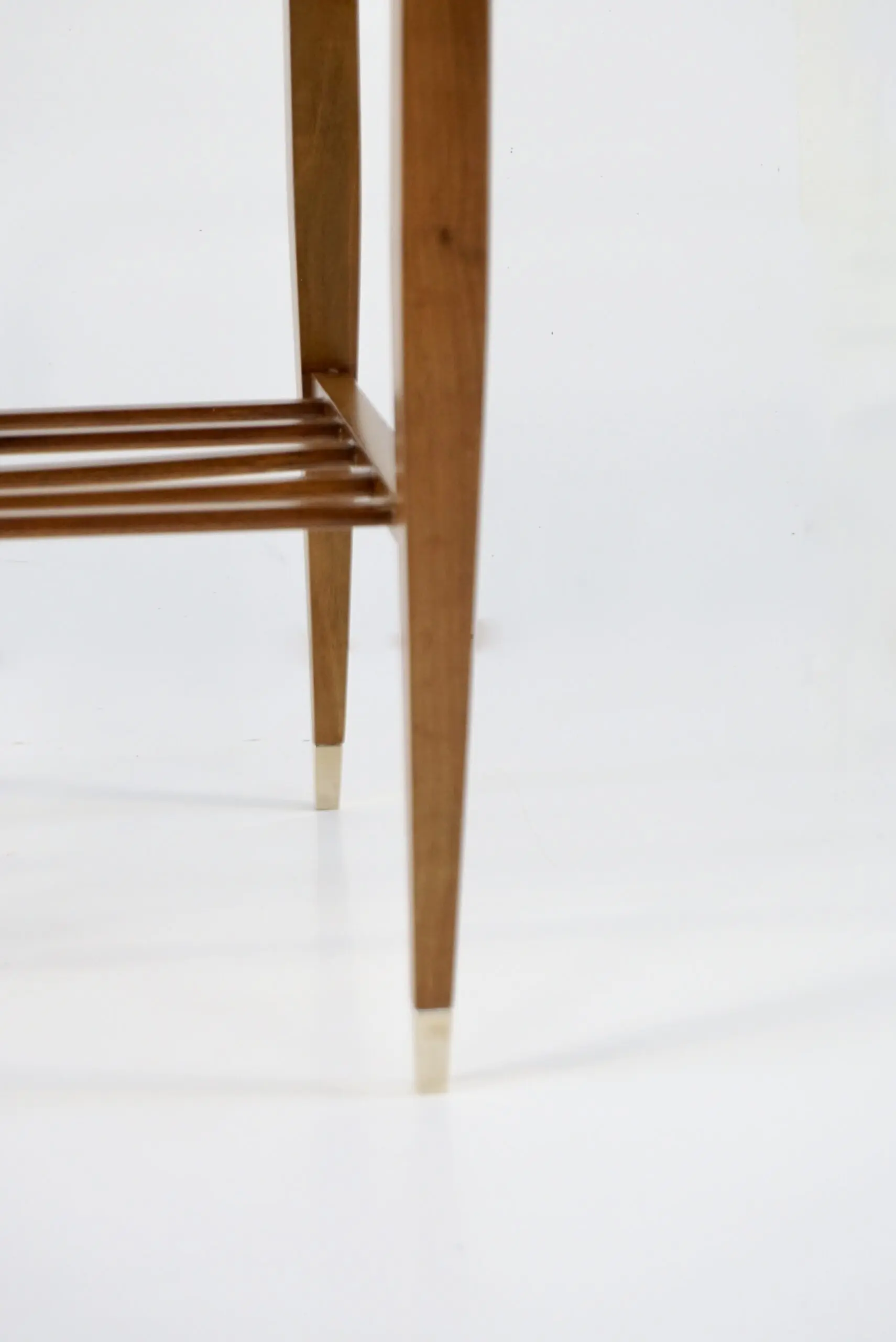 Gio Ponti Walnut Side Table, Luggage Rack for Hotel Royal Naples, 1955 — photo 20