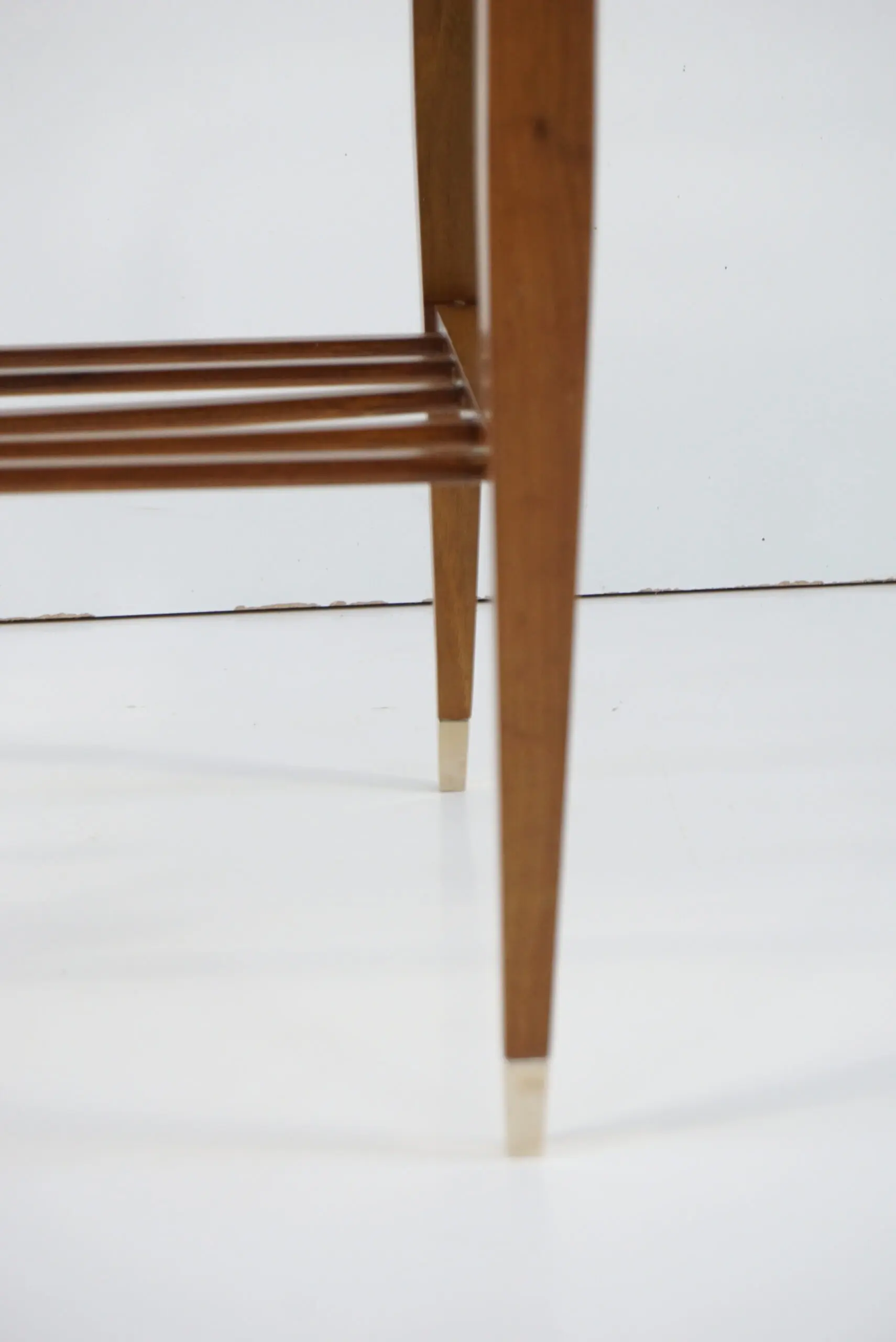 Gio Ponti Walnut Side Table, Luggage Rack for Hotel Royal Naples, 1955 — photo 21