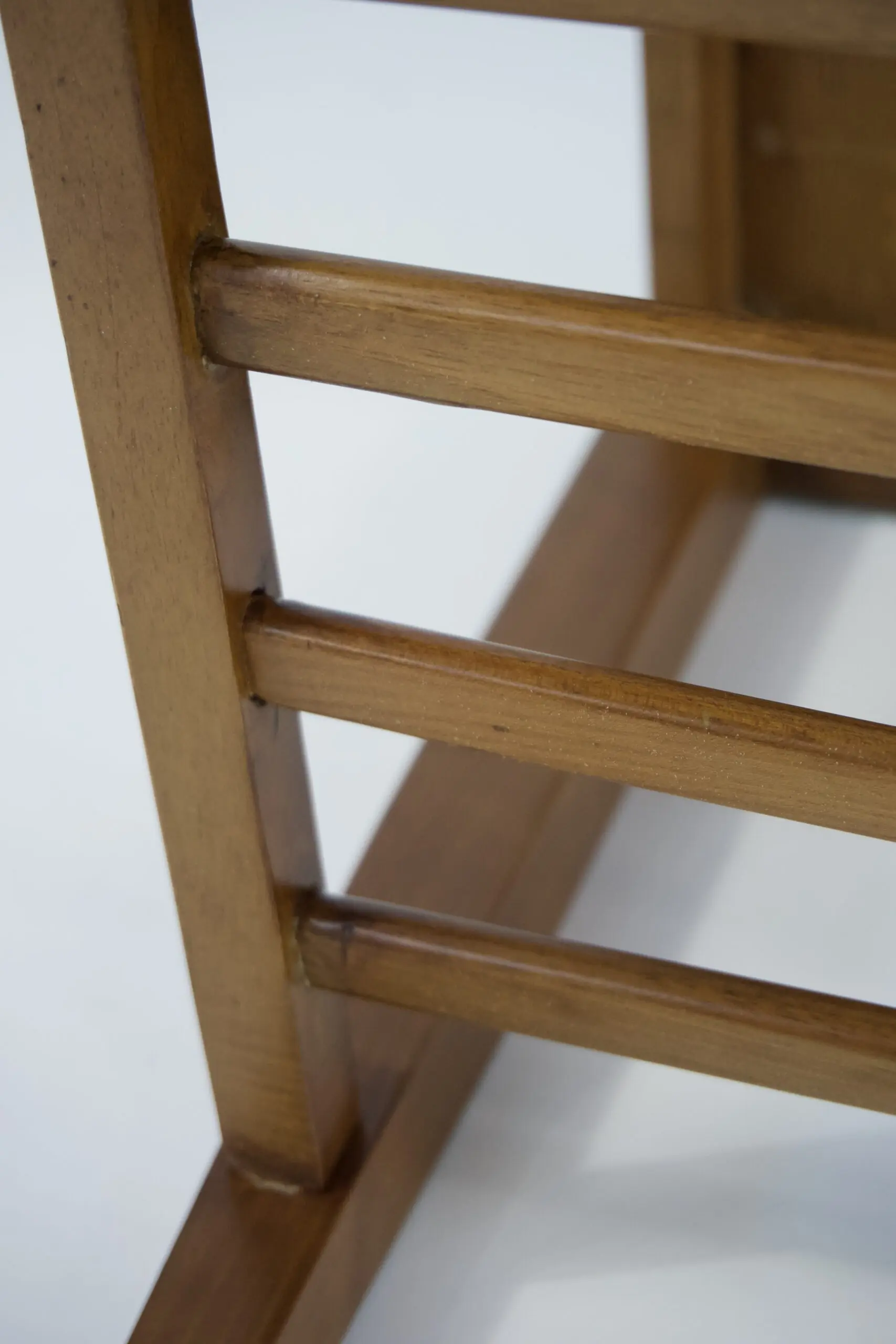 Gio Ponti Walnut Side Table, Luggage Rack for Hotel Royal Naples, 1955 — photo 18