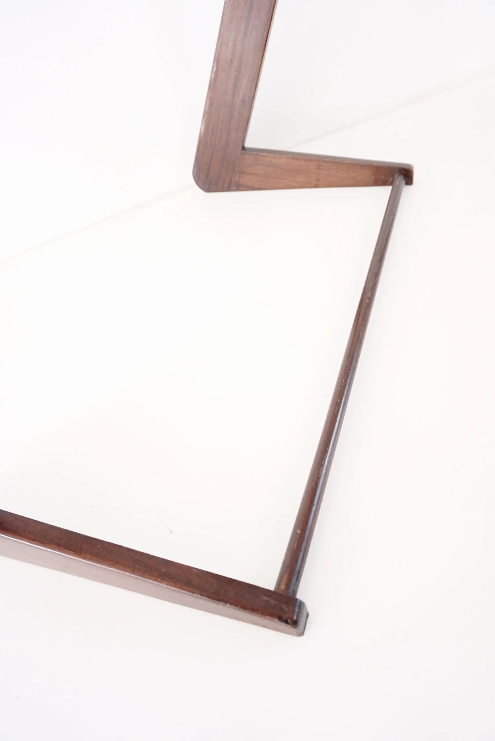 Giuseppe Scapinelli set of three nesting side tables, teak and glass, 1950 — photo 18
