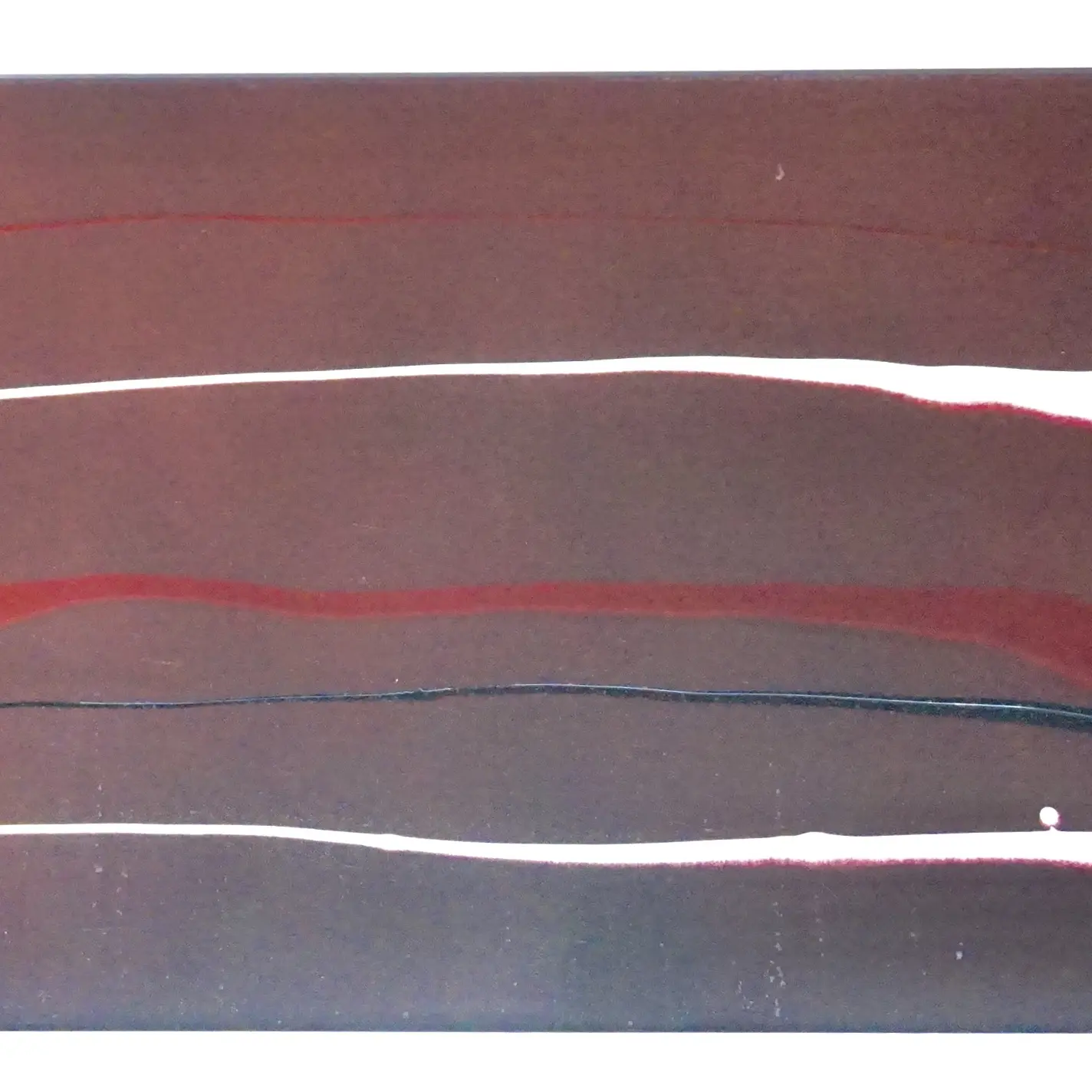 Lucio Fontana "Concetto Spaziale" black, red and white oil on glass, signed 1956 — photo 8