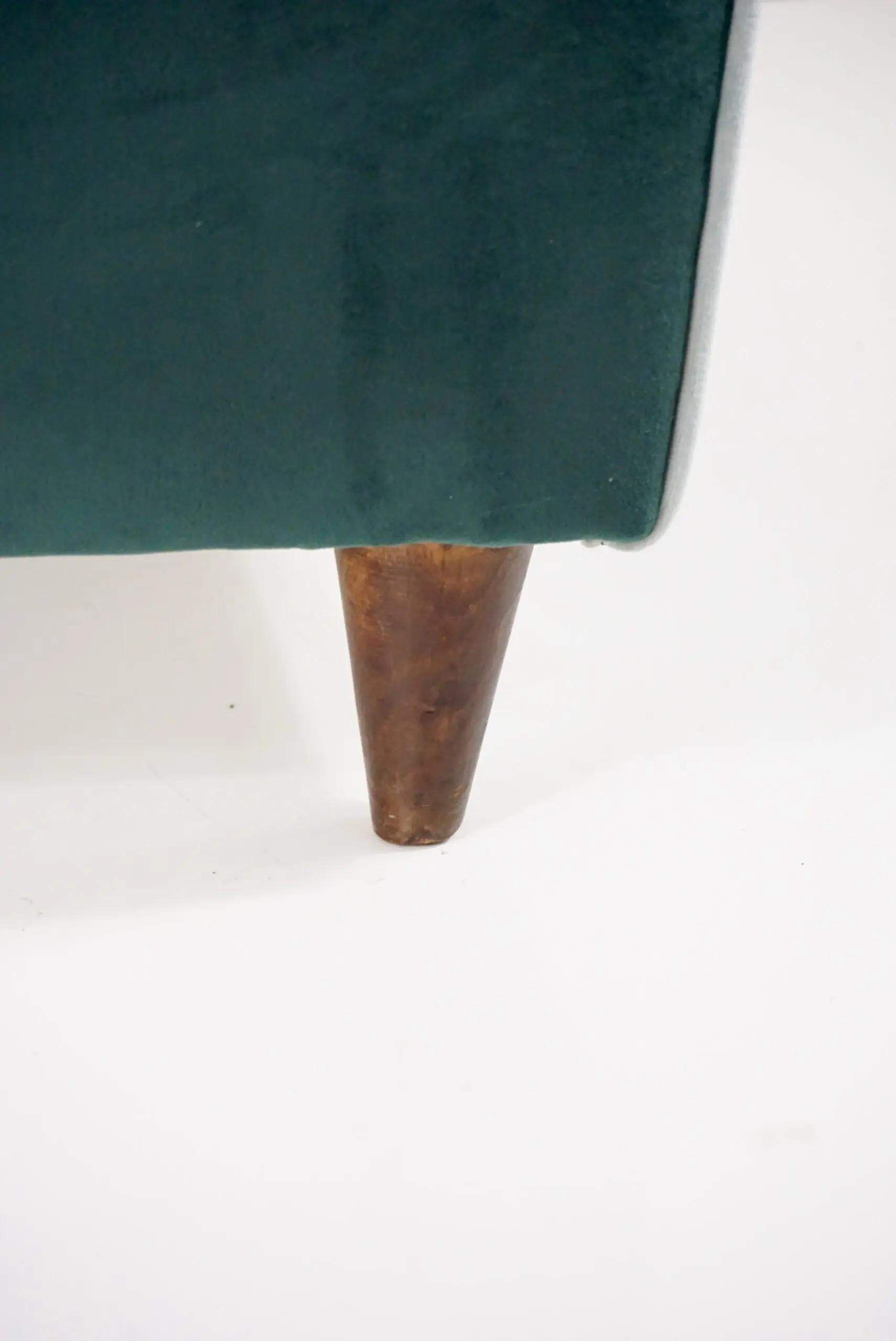 pair of green velvet  Paolo Buffa armchairs,1950 — photo 13