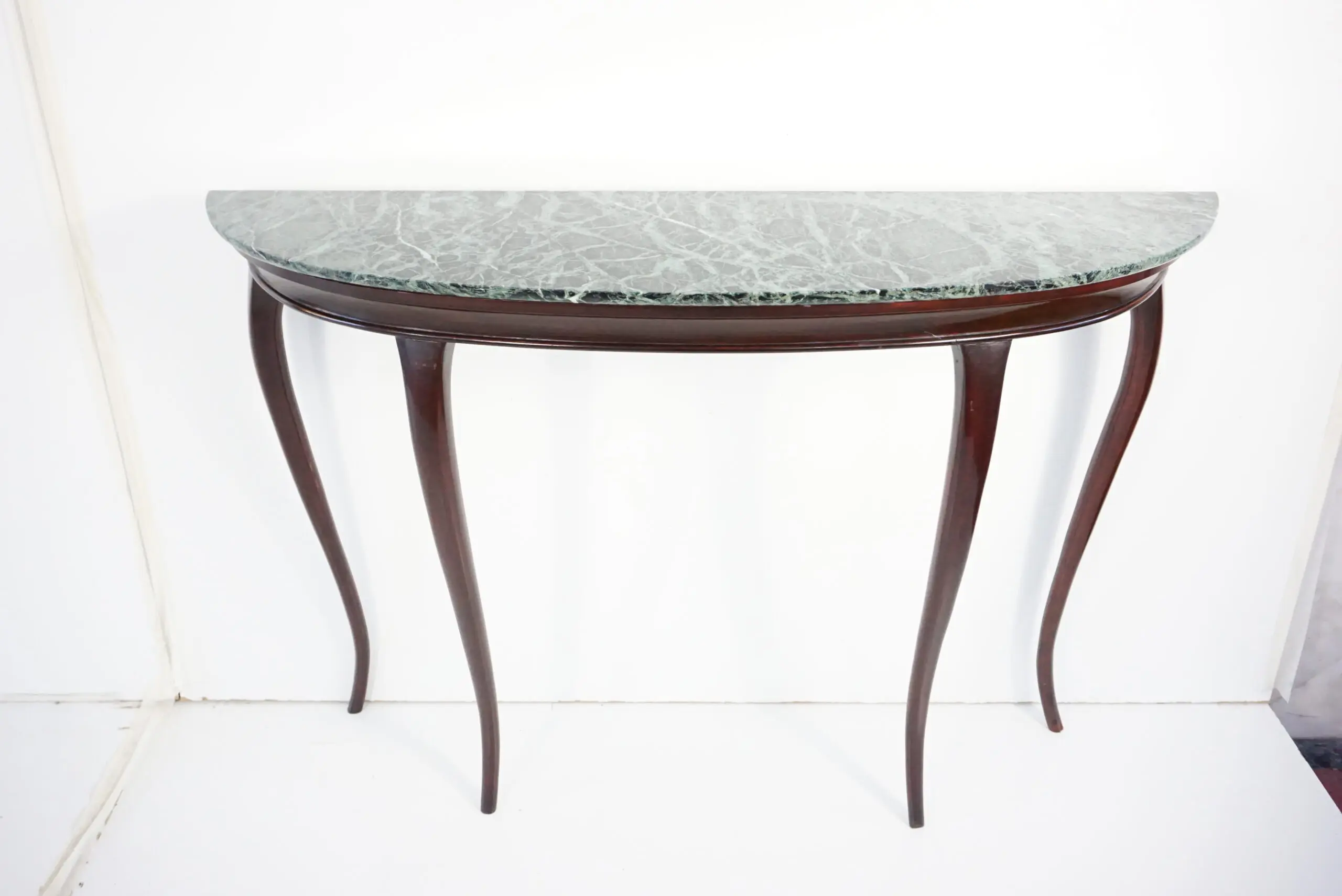 Large marble and wood  Console Table by Guglielmo Ulrich, 1940 — photo 5