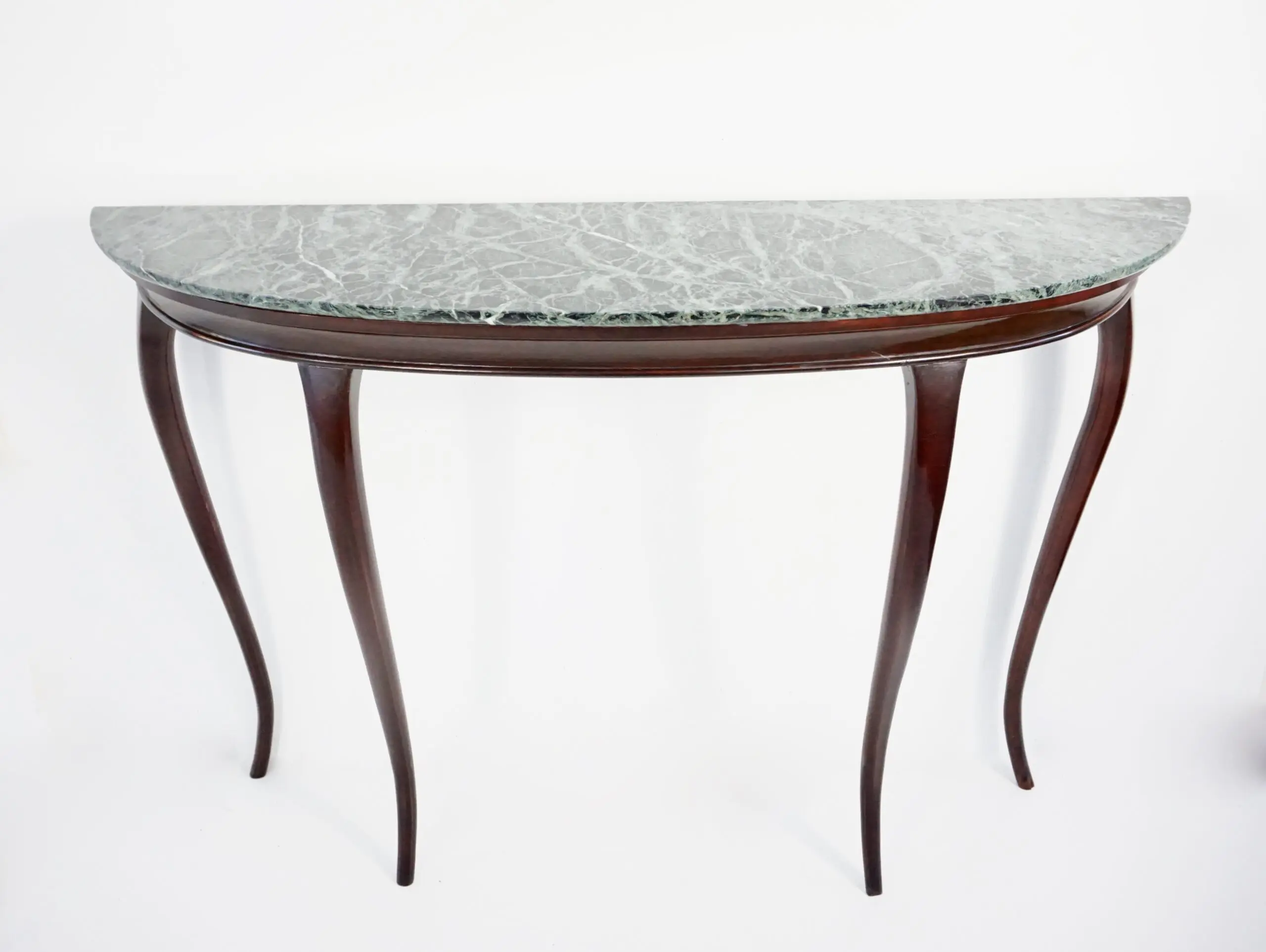 Large marble and wood Console Table by Guglielmo Ulrich, 1940 — image 1