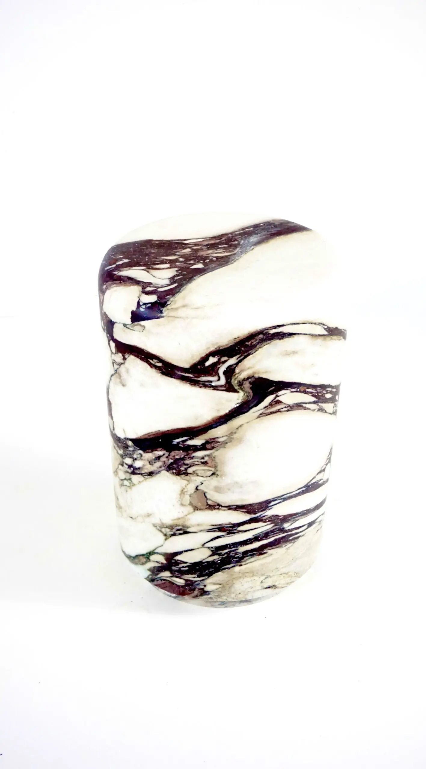 Sculptural Breccia Medicea Marble Stool "Throne of Dioniso" by Lorenzo Ciompi — photo 6
