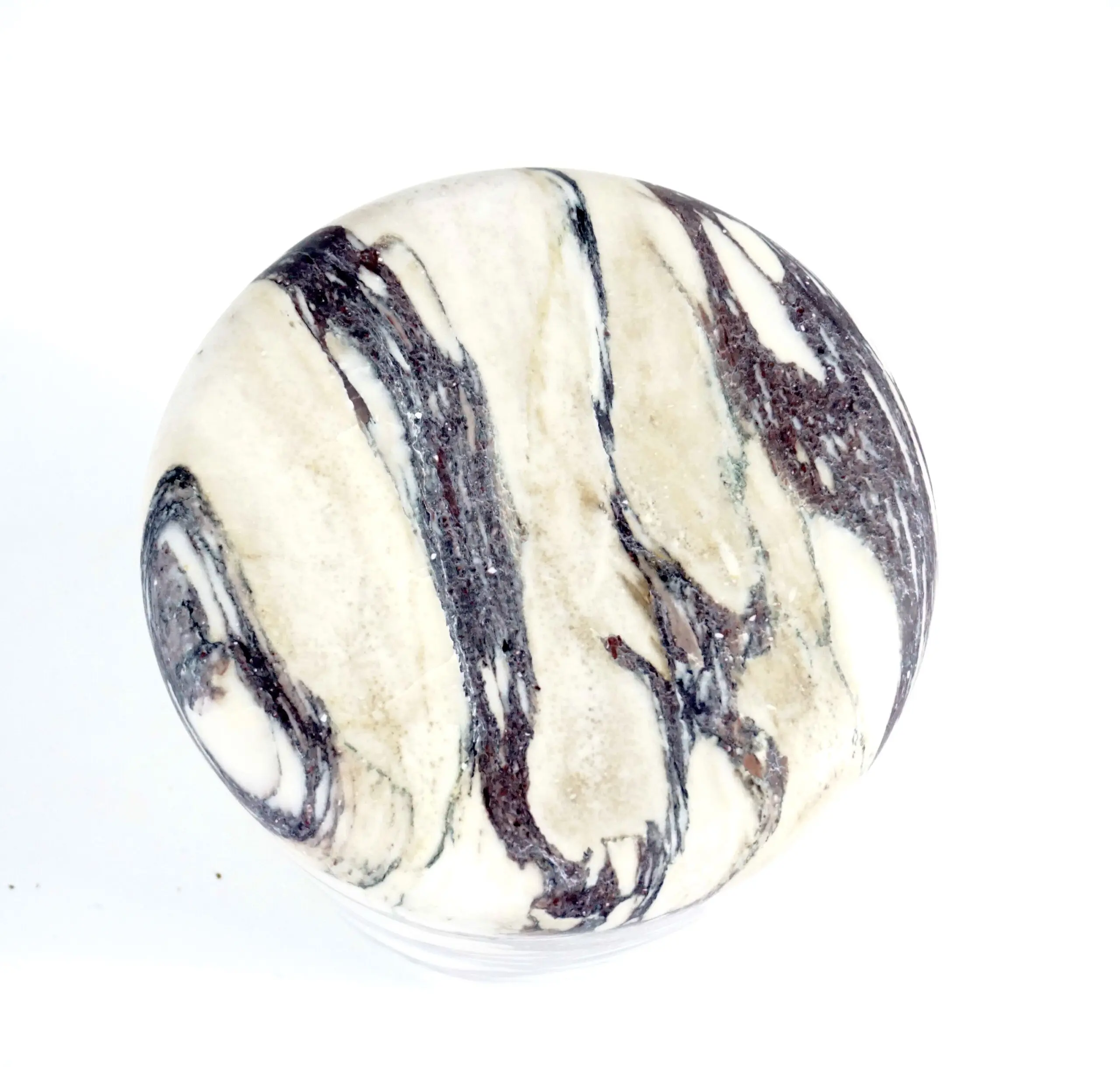 Sculptural Breccia Medicea Marble Stool "Throne of Dioniso" by Lorenzo Ciompi — image 2