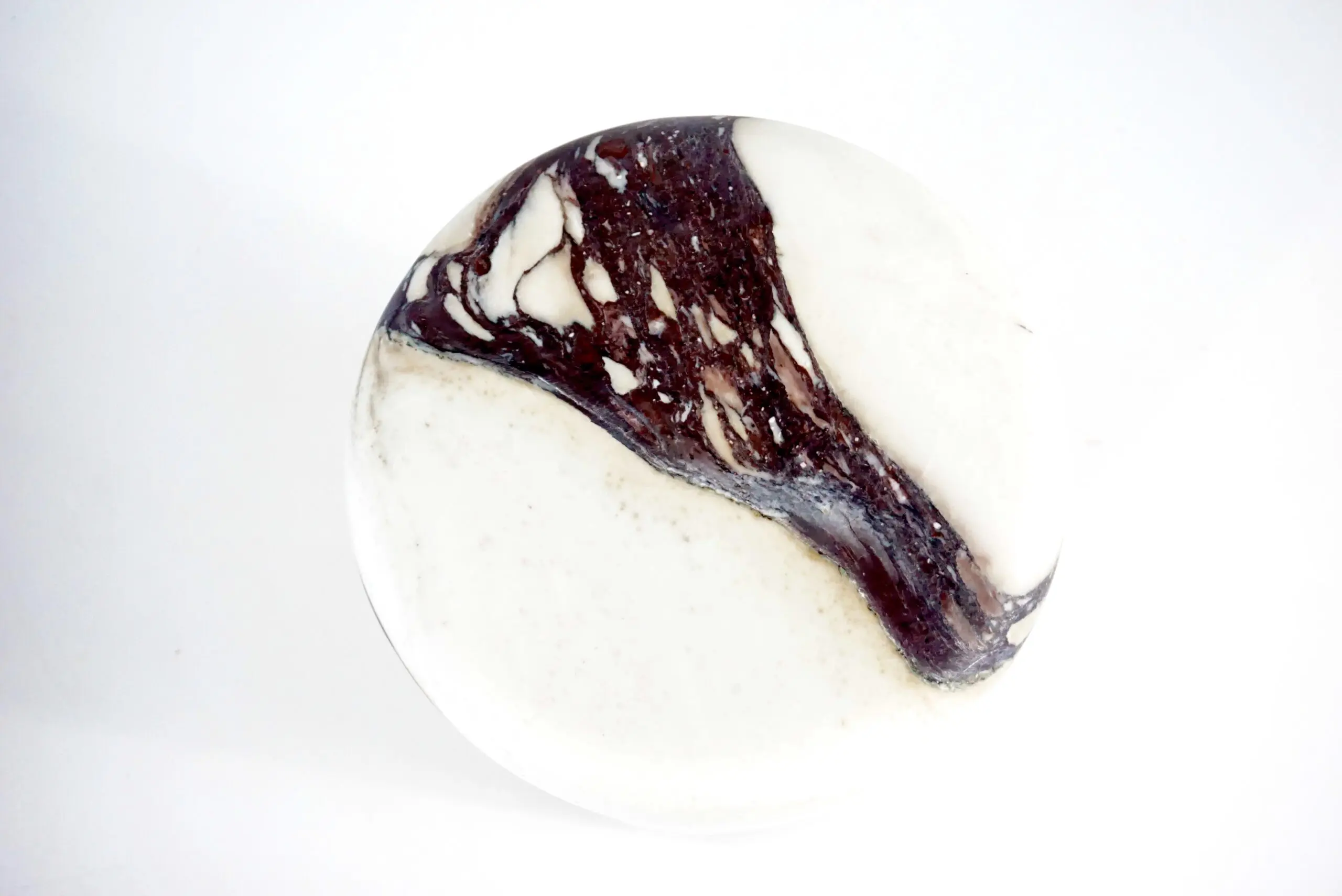 Sculptural Breccia Medicea Marble Stool "Throne of Dioniso" by Lorenzo Ciompi — photo 4