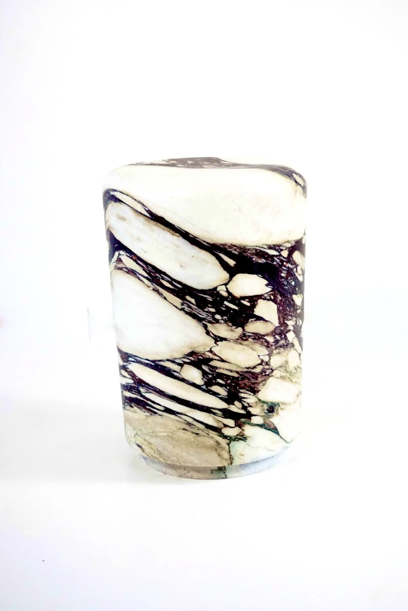 Sculptural Breccia Medicea Marble Stool "Throne of Dioniso" by Lorenzo Ciompi — image 2
