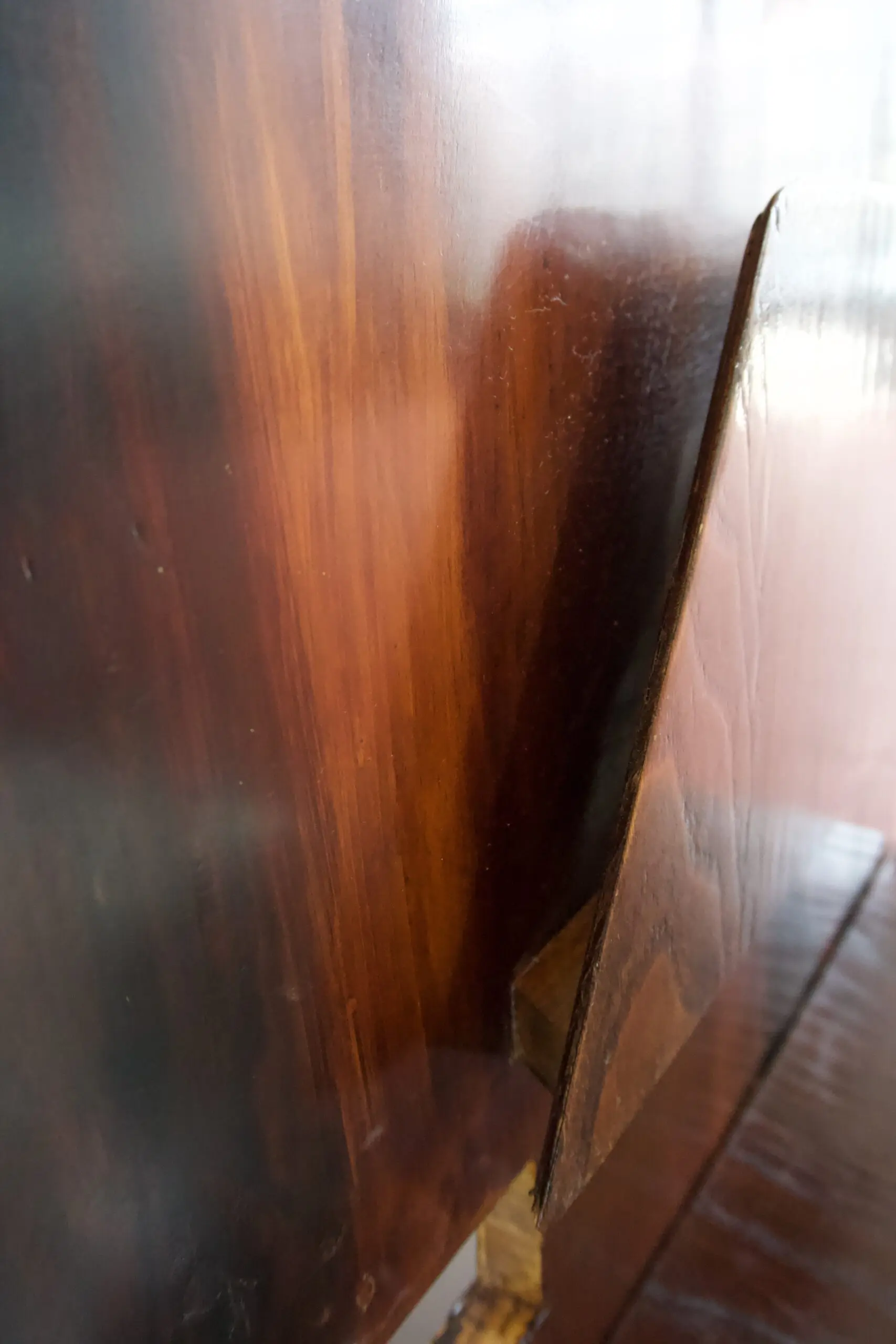 Gio Ponti, pair flamed mahogany Headboard, fitted bedside tables, Hotel Royal, 1955 — photo 17