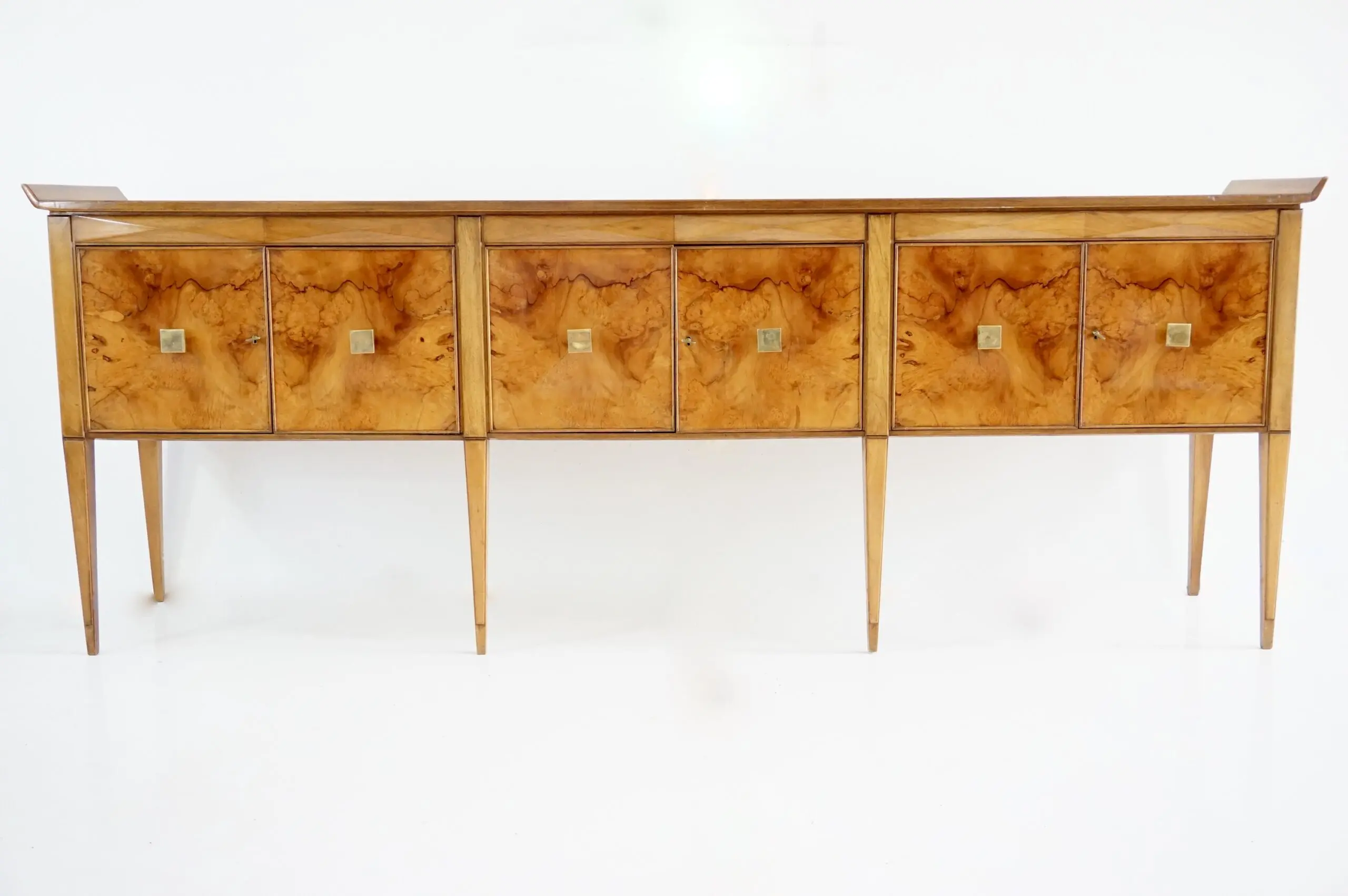 Tomaso  Buzzi & Emilio Lancia att. briar root unique six doors sideboard, 1940 — image 2