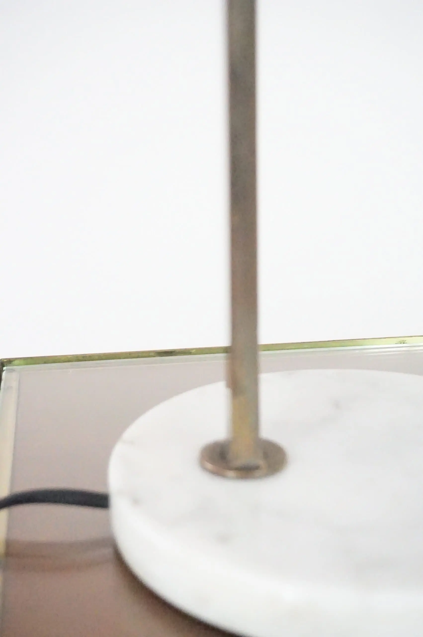 a rare stilux marble and brass table lamp, 1950 — photo 5