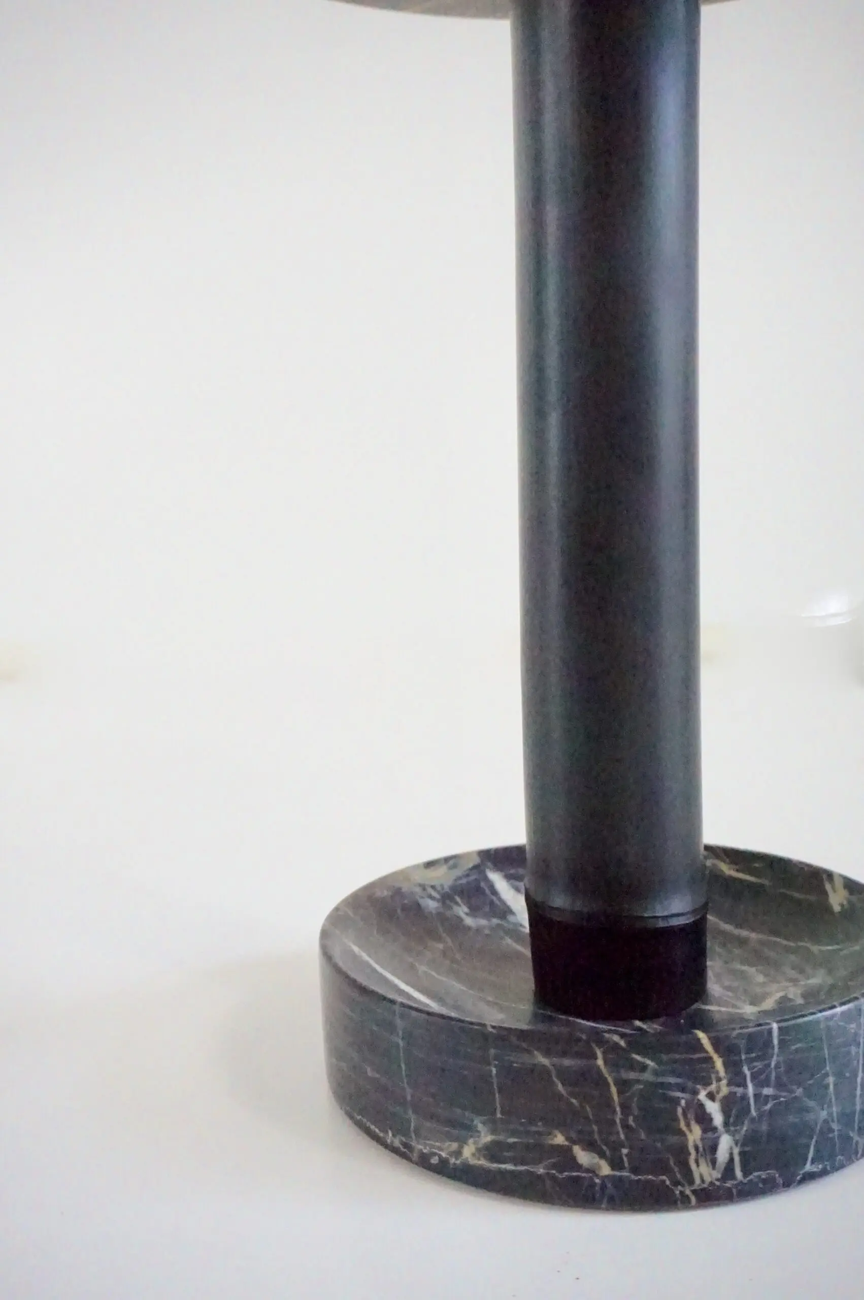 Round Gueridon Side Table marble, bamboo and brass, C-NOIRE, Lorenzo Ciompi 2025 — photo 11