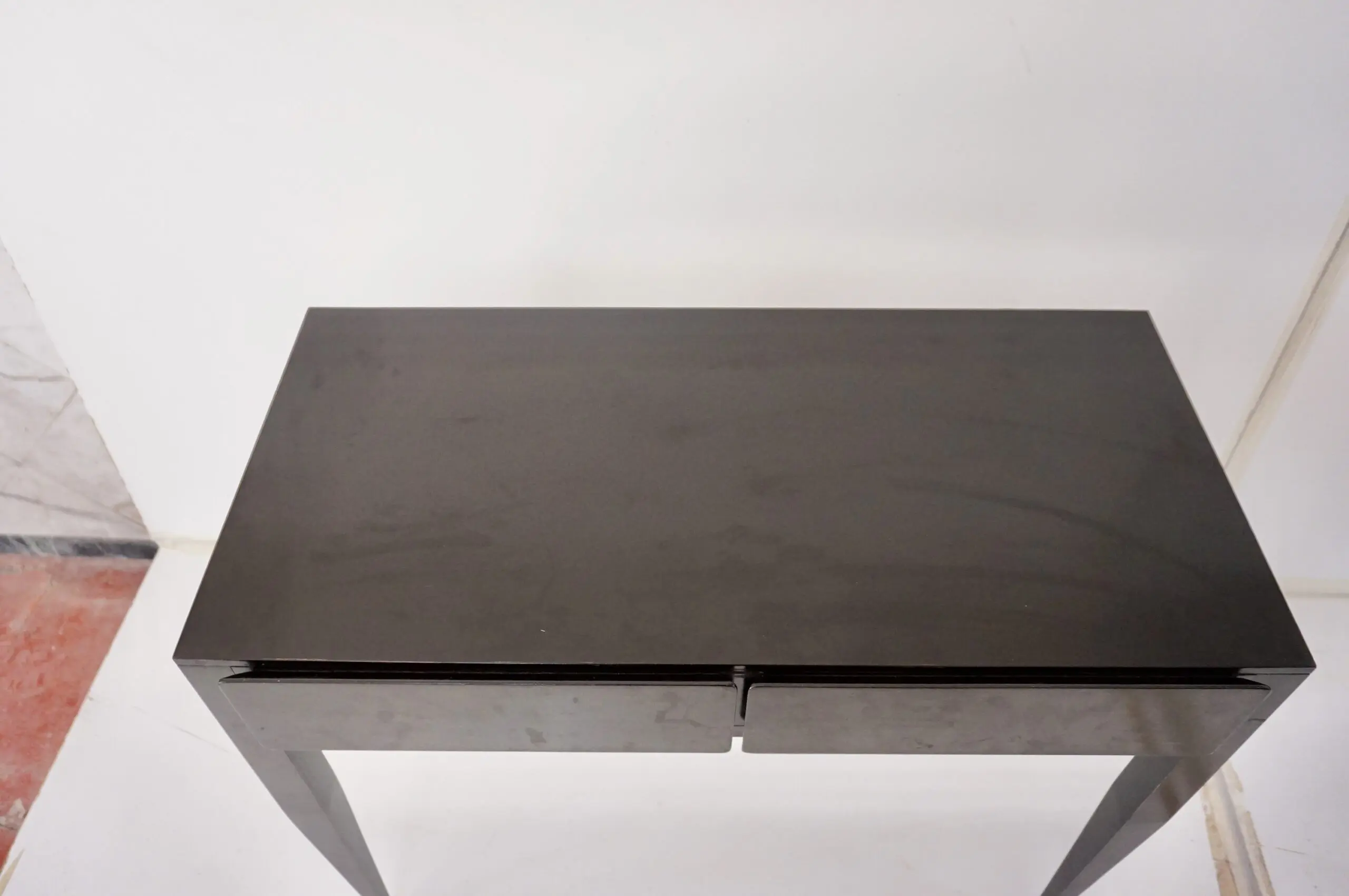 Gio Ponti black lacquered console vanity table  from Hotel Royal, 1955 — photo 7
