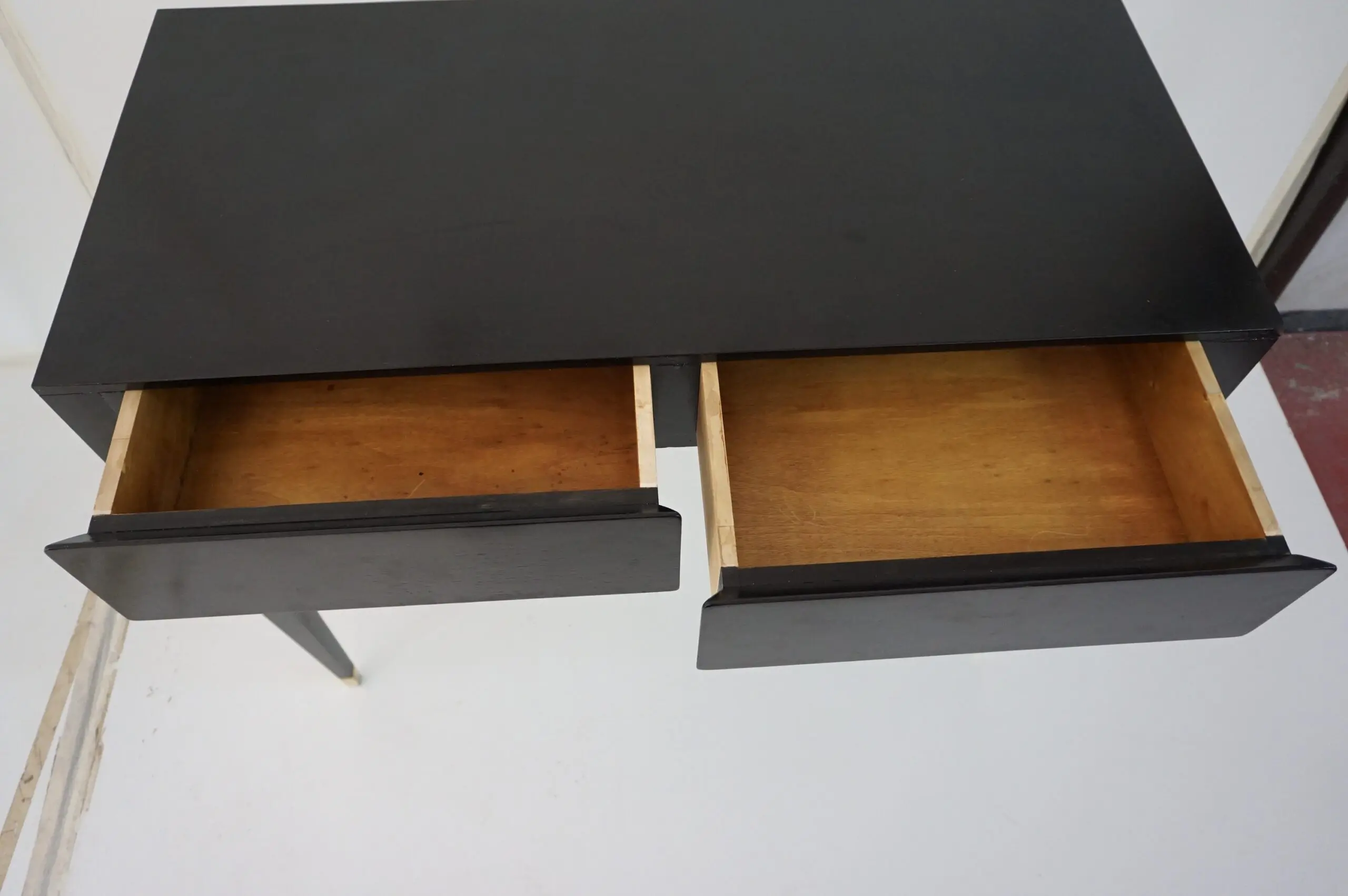 Gio Ponti black lacquered console vanity table  from Hotel Royal, 1955 — photo 8