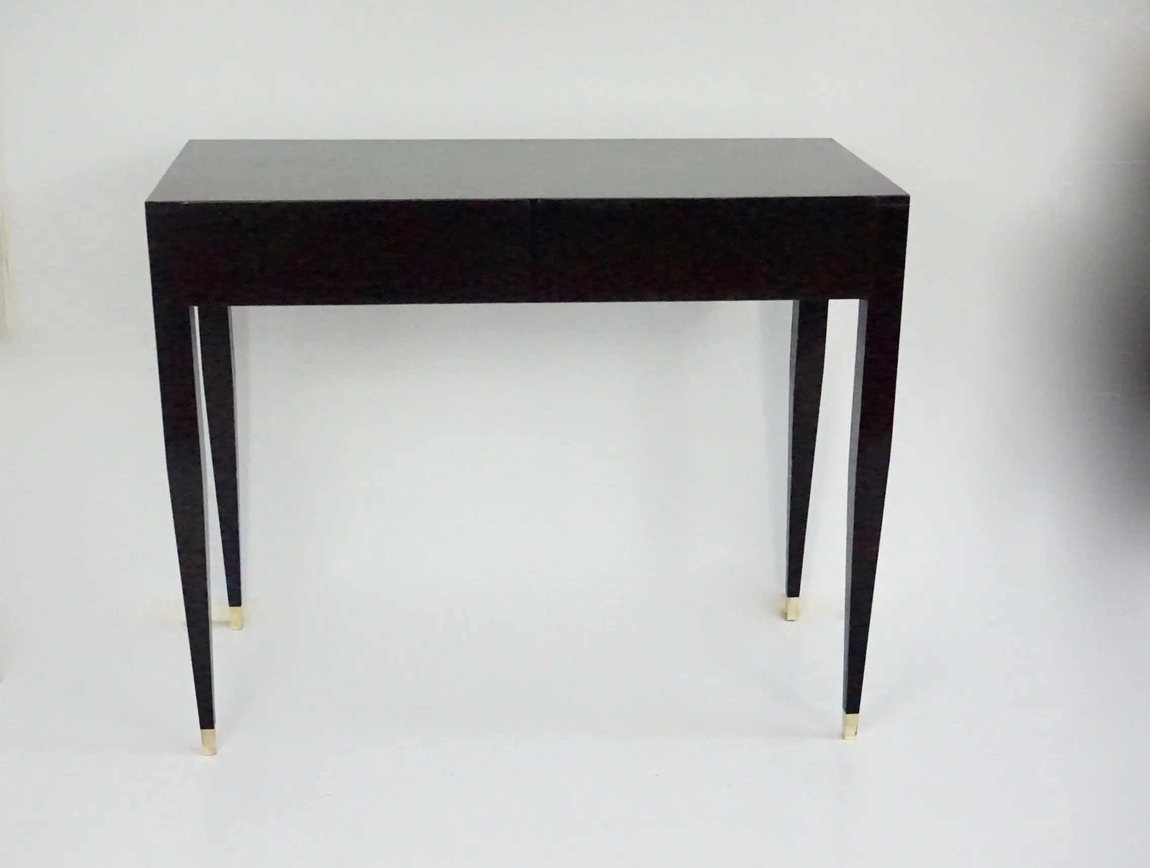 Gio Ponti black lacquered console vanity table  from Hotel Royal, 1955 — image 2