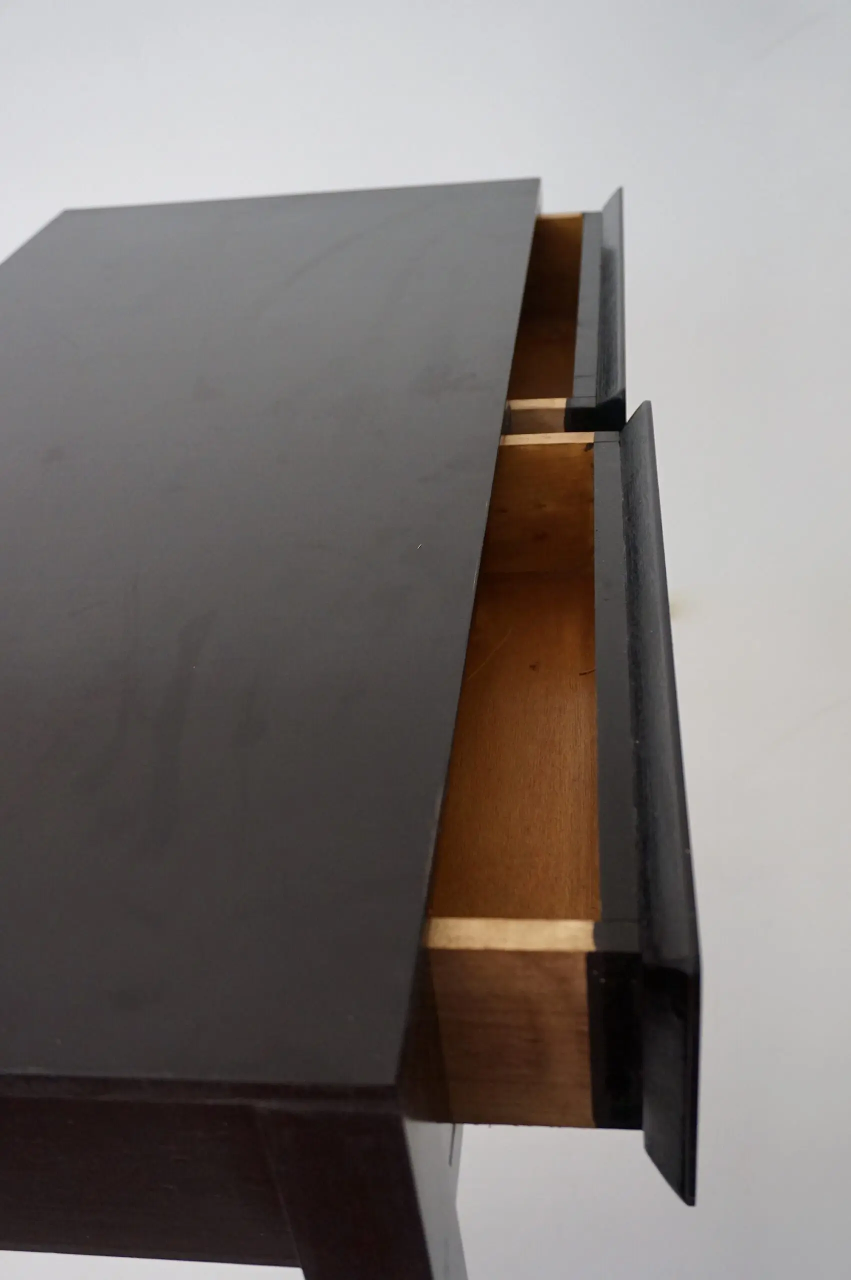 Gio Ponti black lacquered console vanity table  from Hotel Royal, 1955 — photo 9