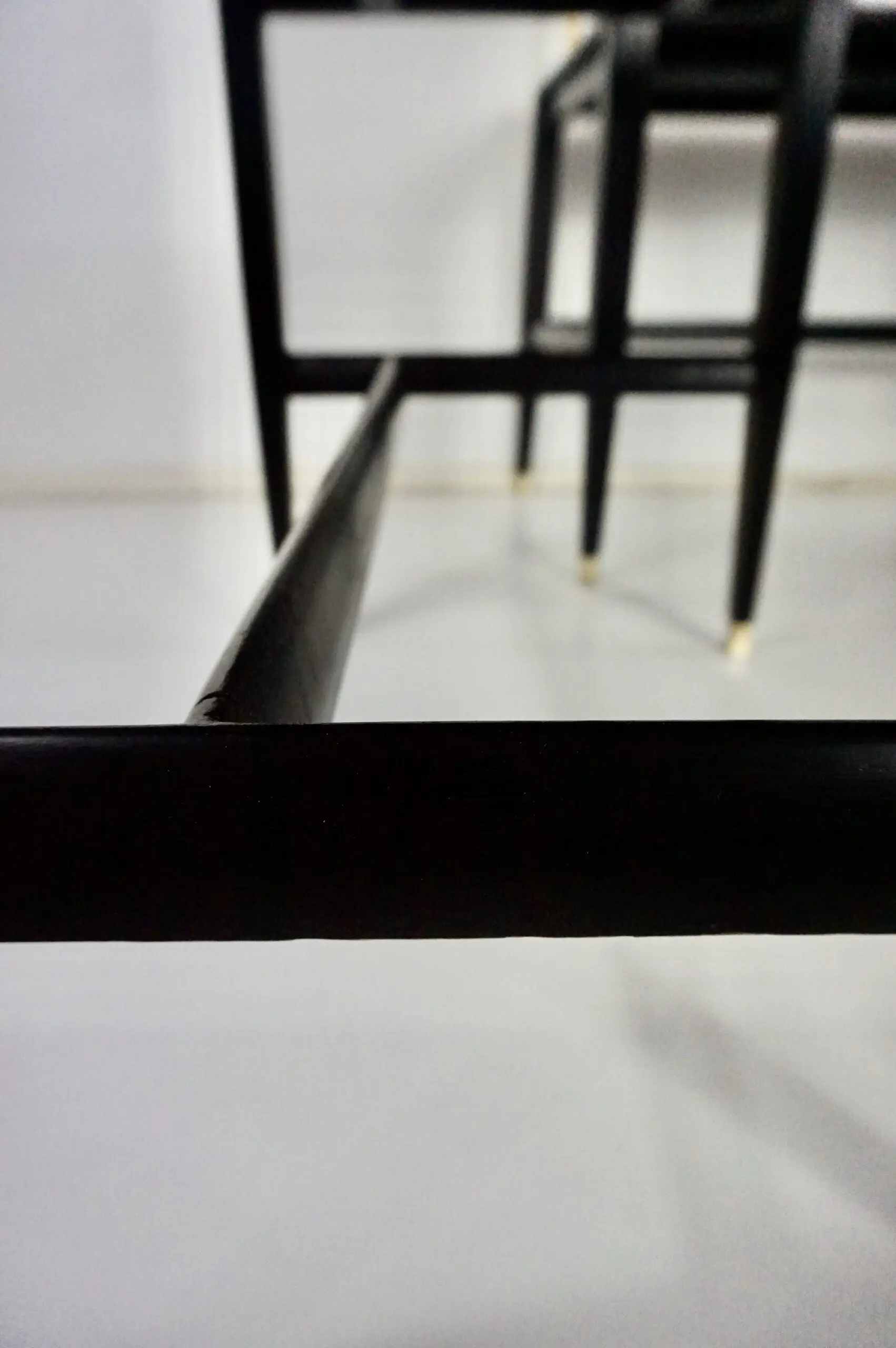 pair Gio Ponti Black Lacquered Side Tables from Hotel Royal, Naples, 1955 — photo 9