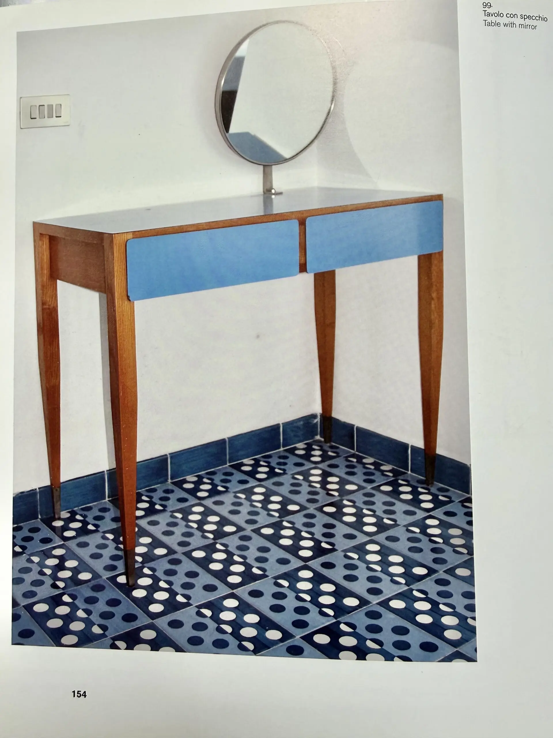 GIO PONTI vanity desk from Hotel Parco dei Principi, Rome 1964 — photo 16